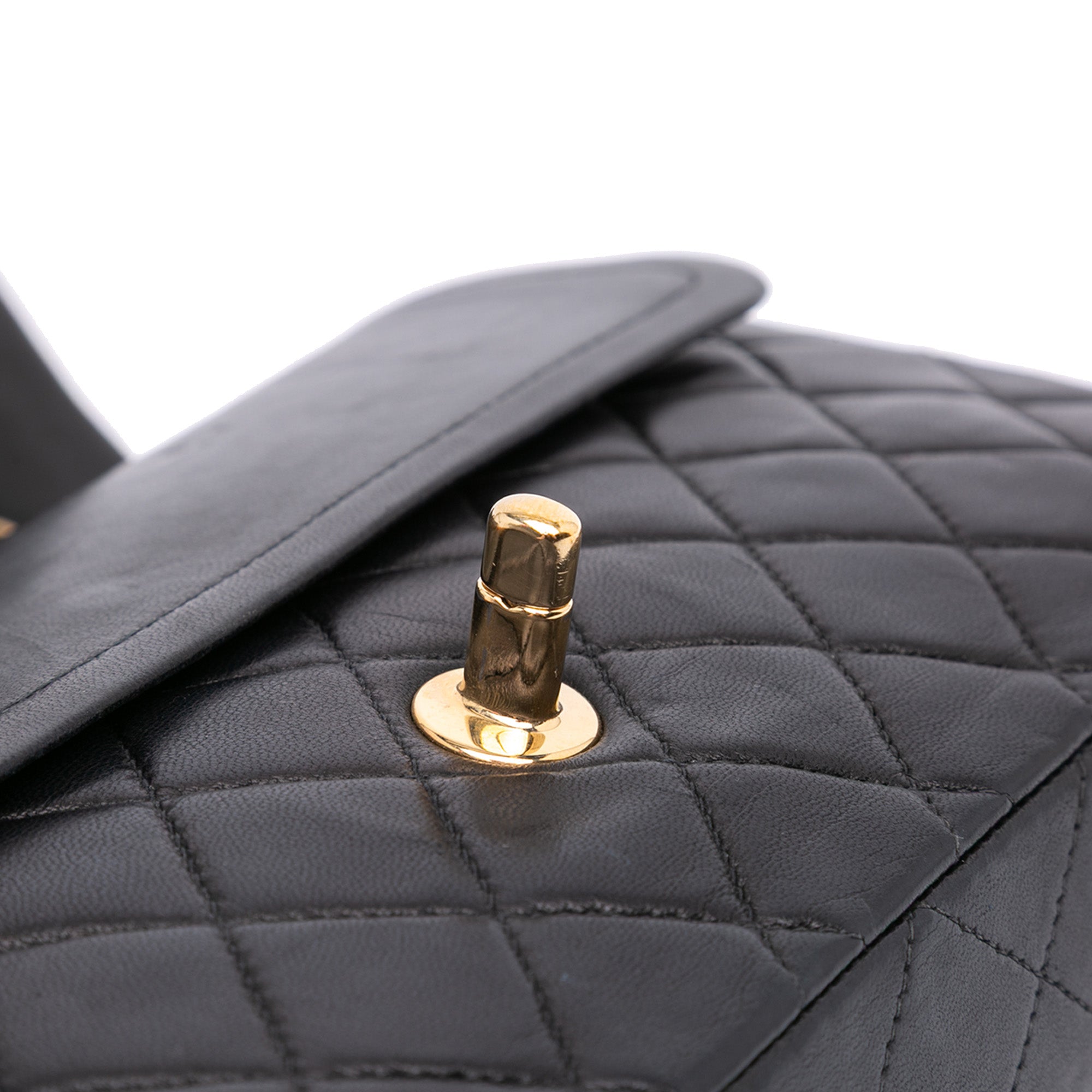 Chanel Medium Classic Lambskin Double Flap - image 10
