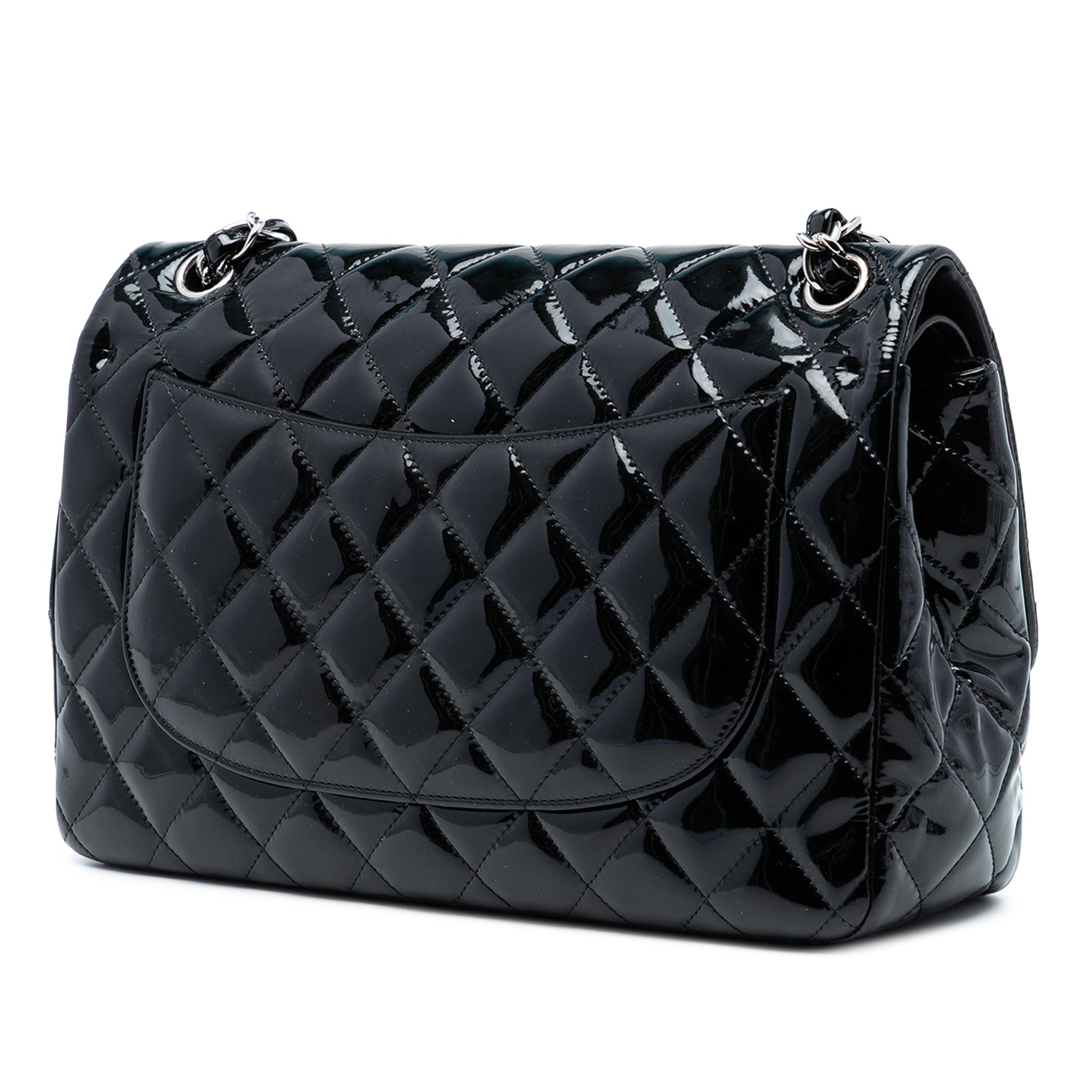 Chanel Jumbo Classic Patent Double Flap - image 2