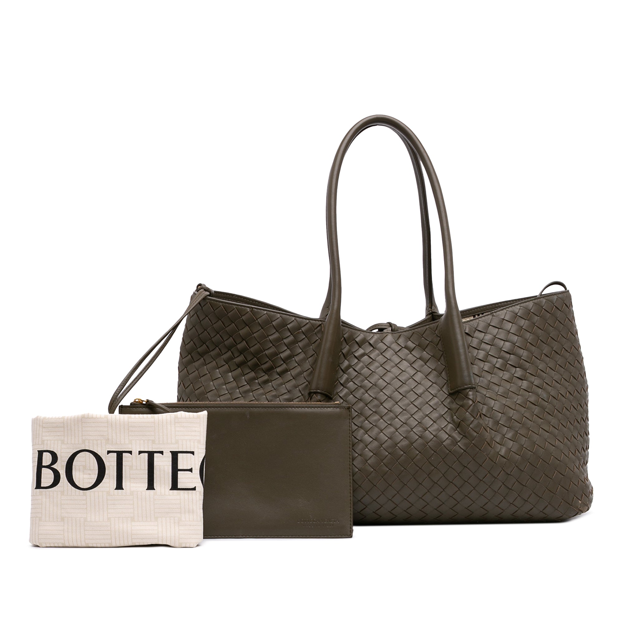 Bottega Veneta Large Calfskin Intrecciato Pinacoteca Tote - image 7