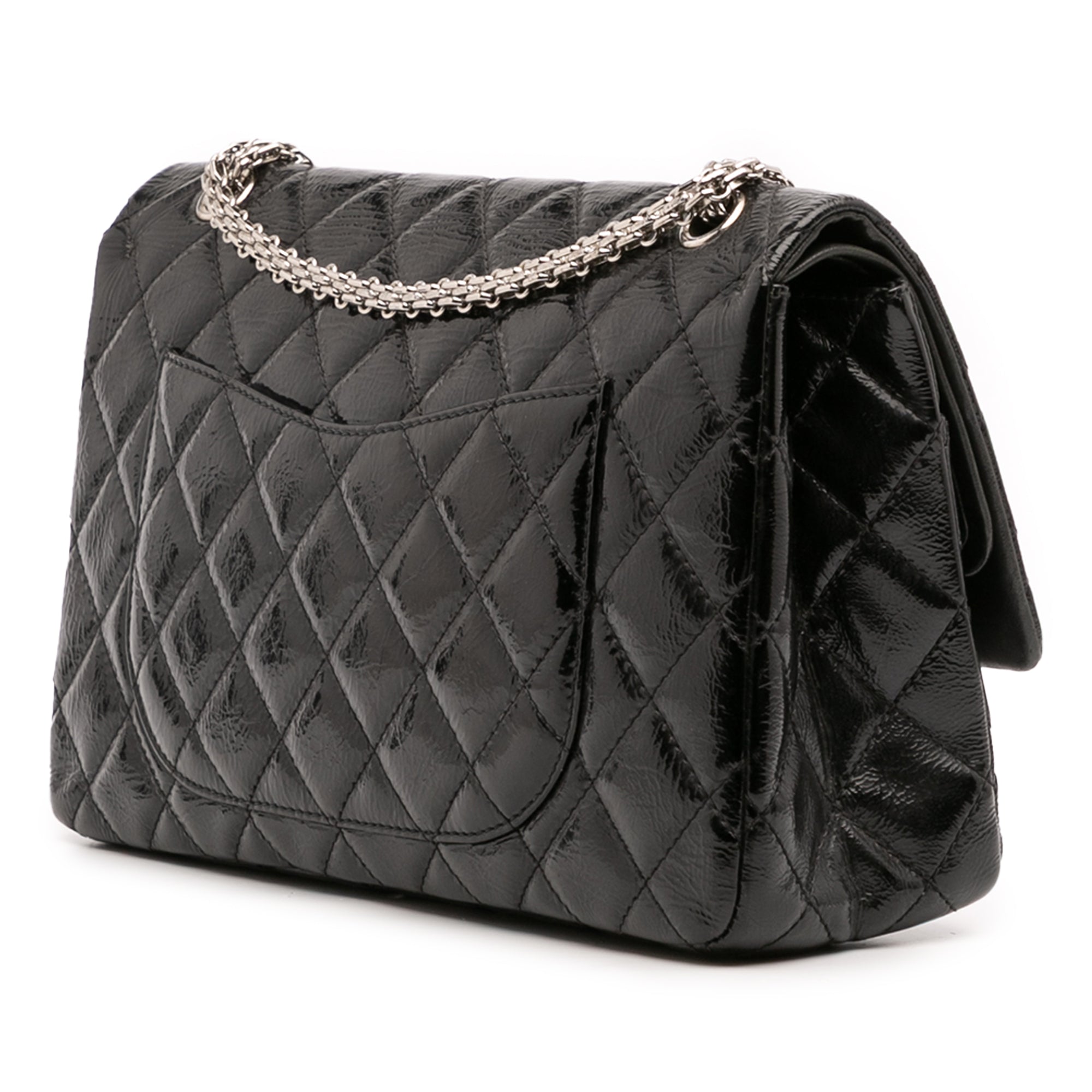 Chanel Quilted Patent Reissue 2.55 Double Flap 226 - image 2