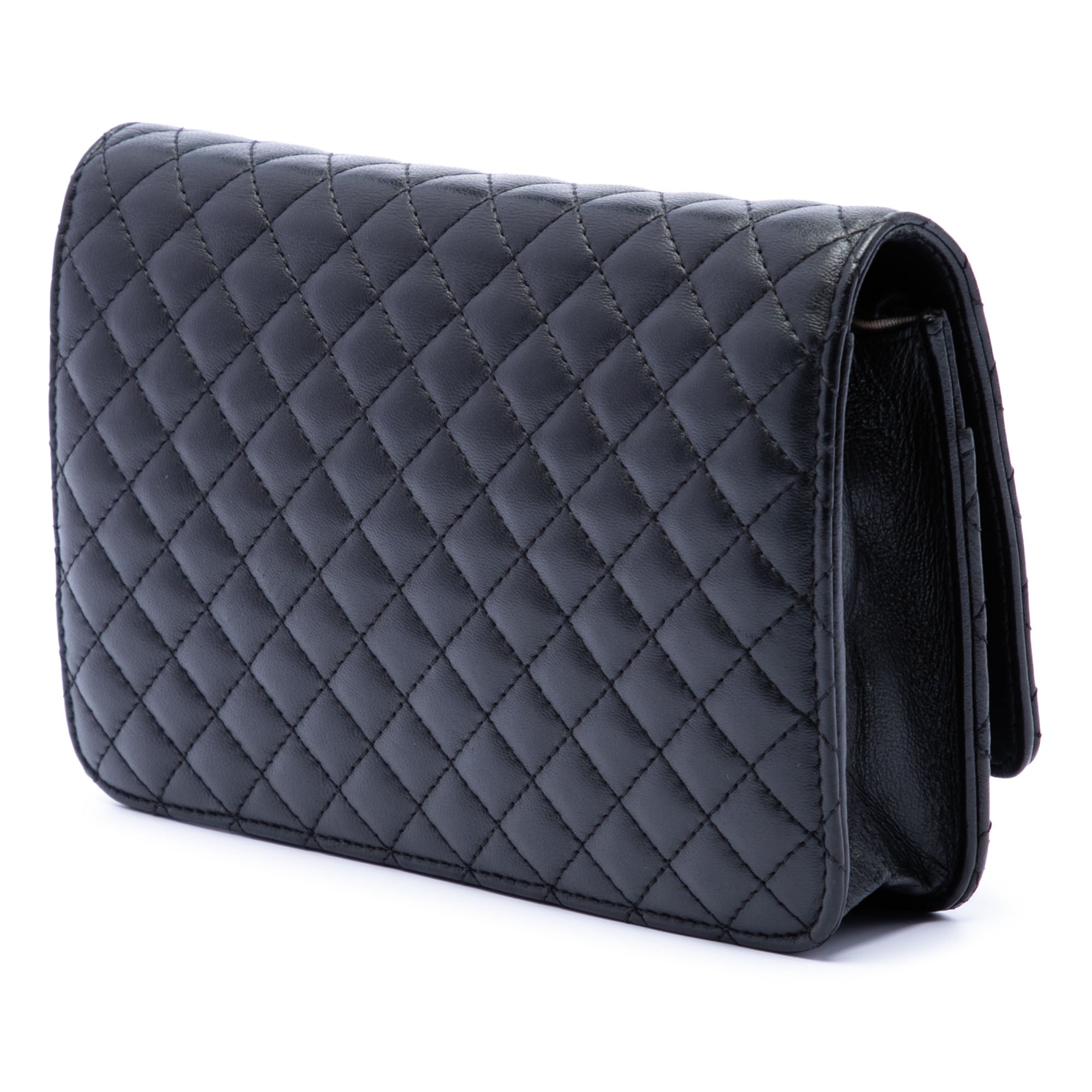Chanel CC Microquilted Lambskin Wallet On Chain - image 2