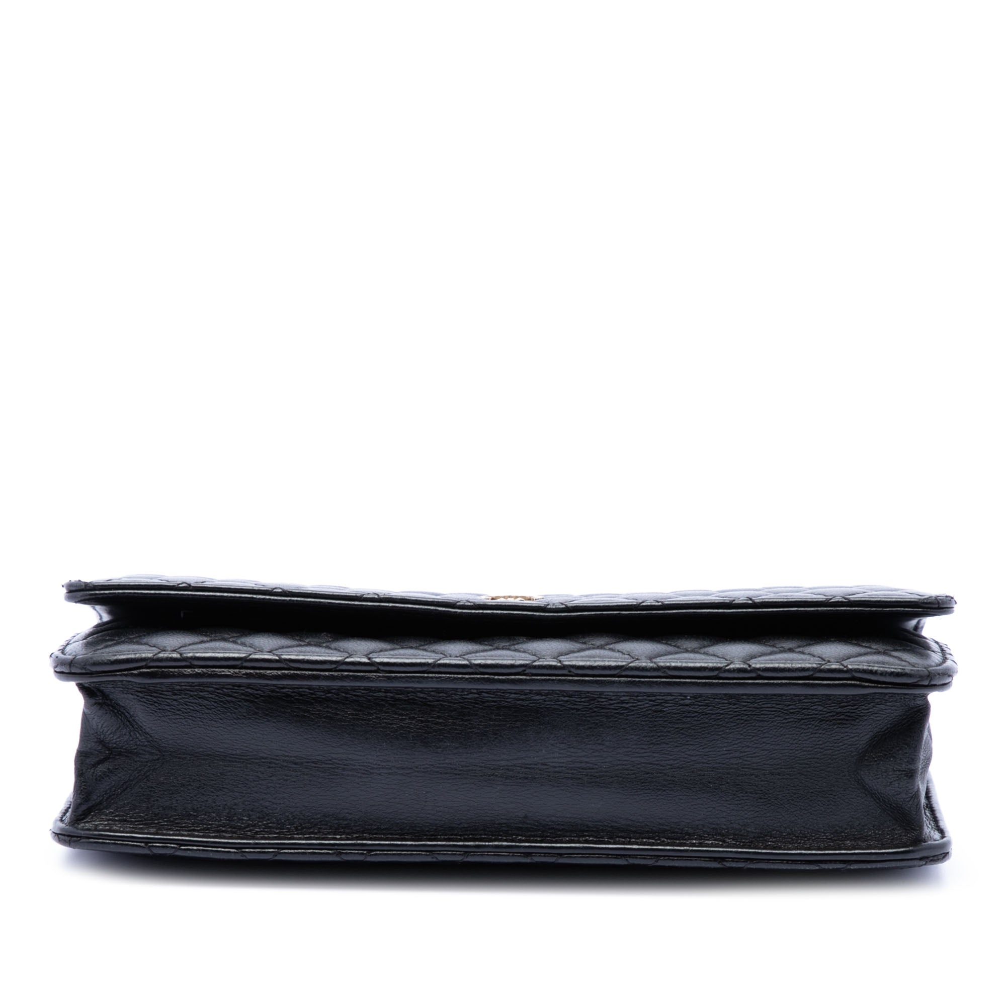 Chanel CC Microquilted Lambskin Wallet On Chain - image 3