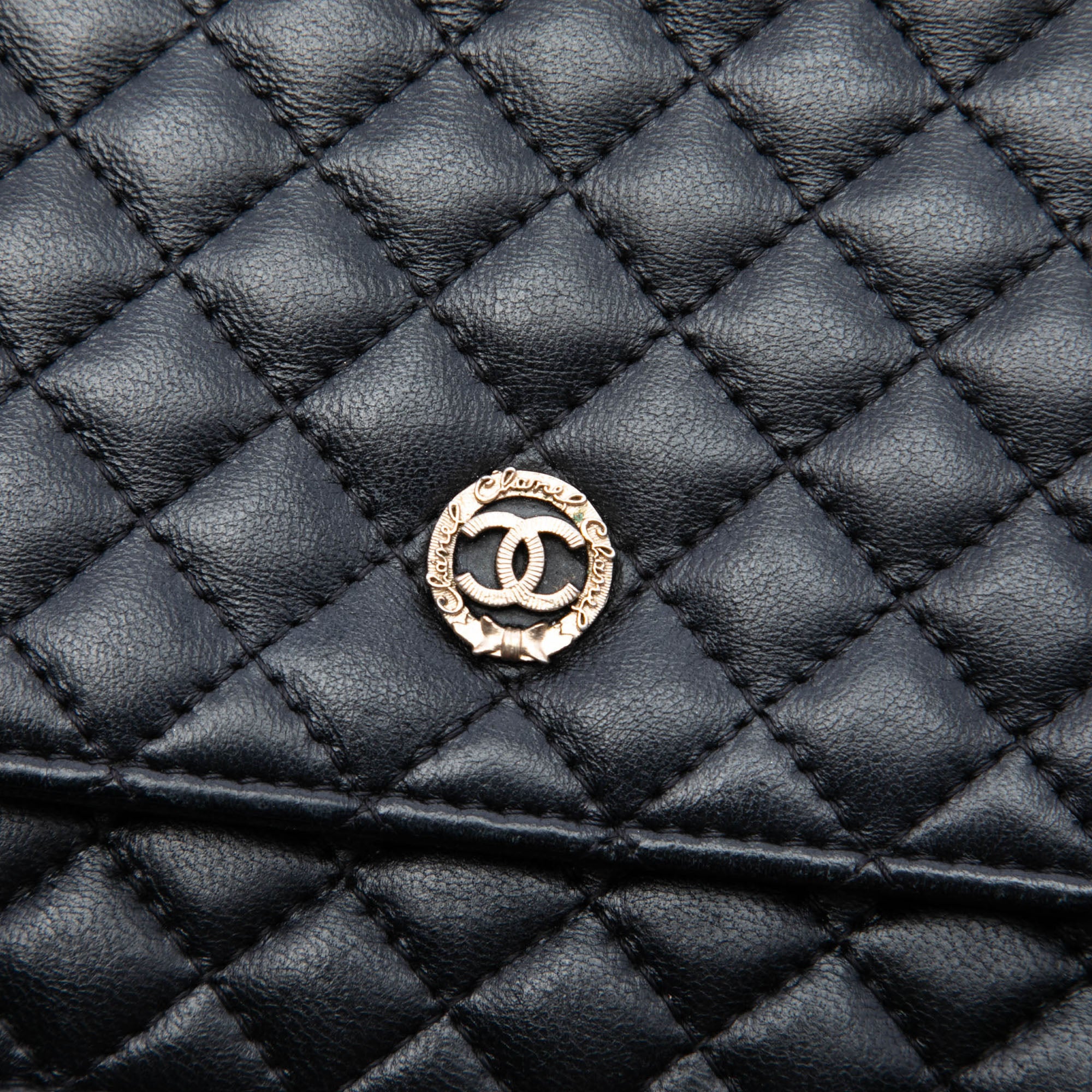 Chanel CC Microquilted Lambskin Wallet On Chain - image 5