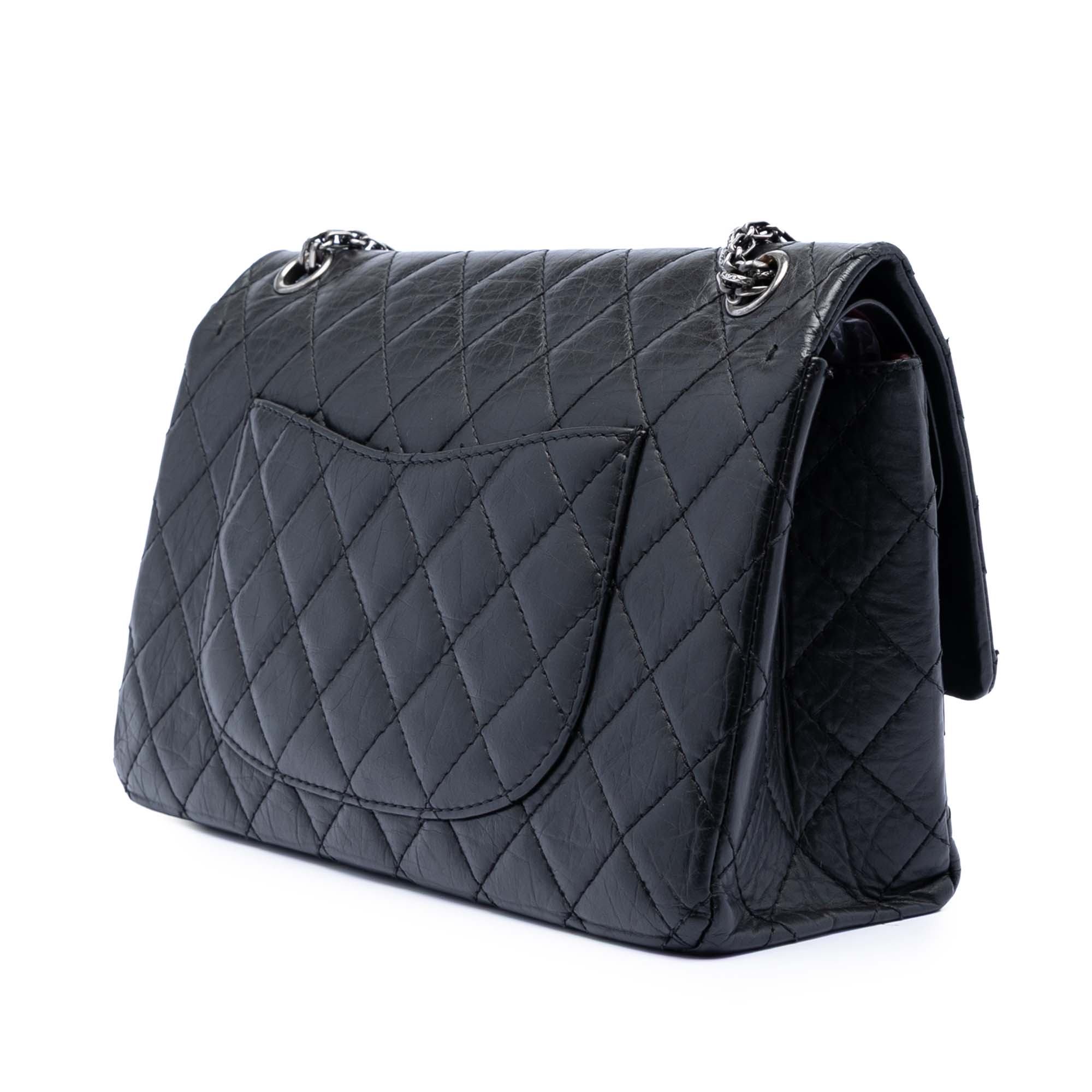 Chanel Quilted Aged Calfskin Reissue 2.55 Double Flap 226 - image 2