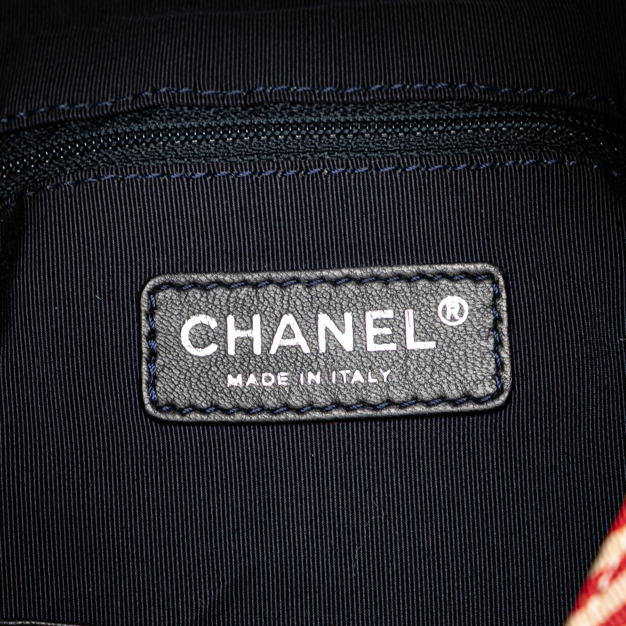 Chanel Large Quilted Denim Stretch Spirit Cabas Tote - image 5