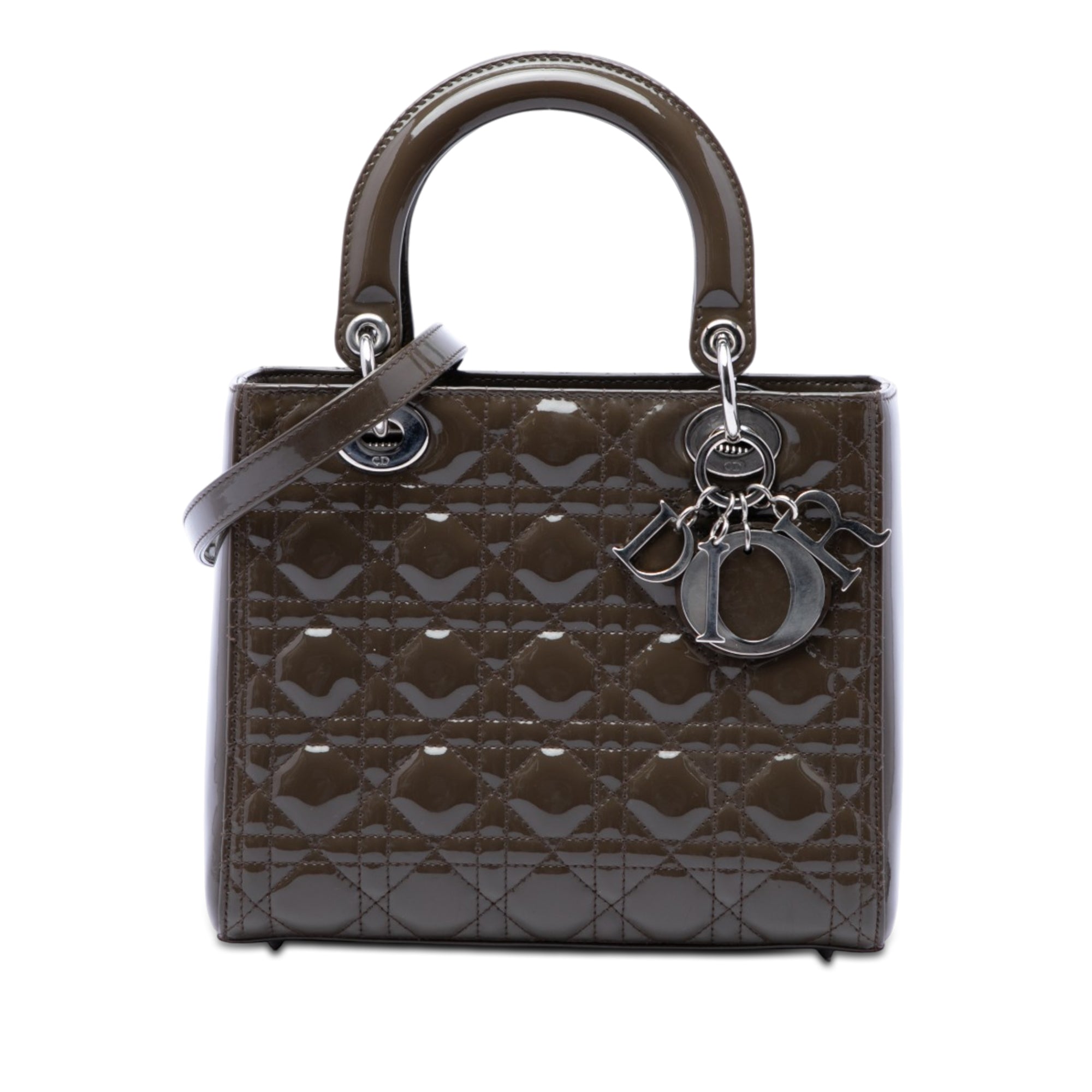 Dior Medium Patent Cannage Lady Dior - image 1