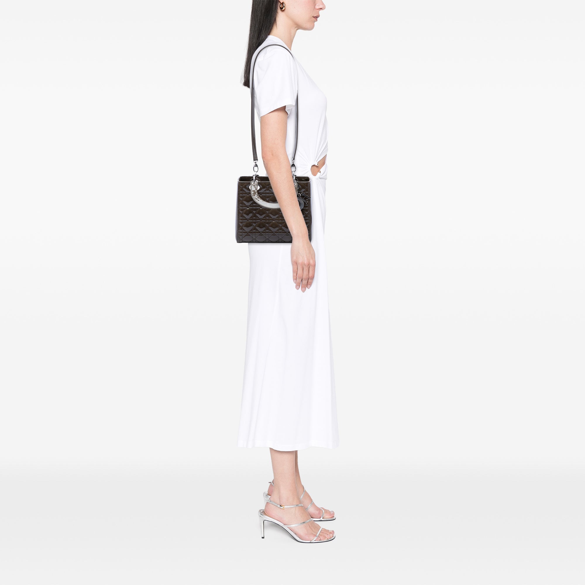 Dior Medium Patent Cannage Lady Dior - image 6
