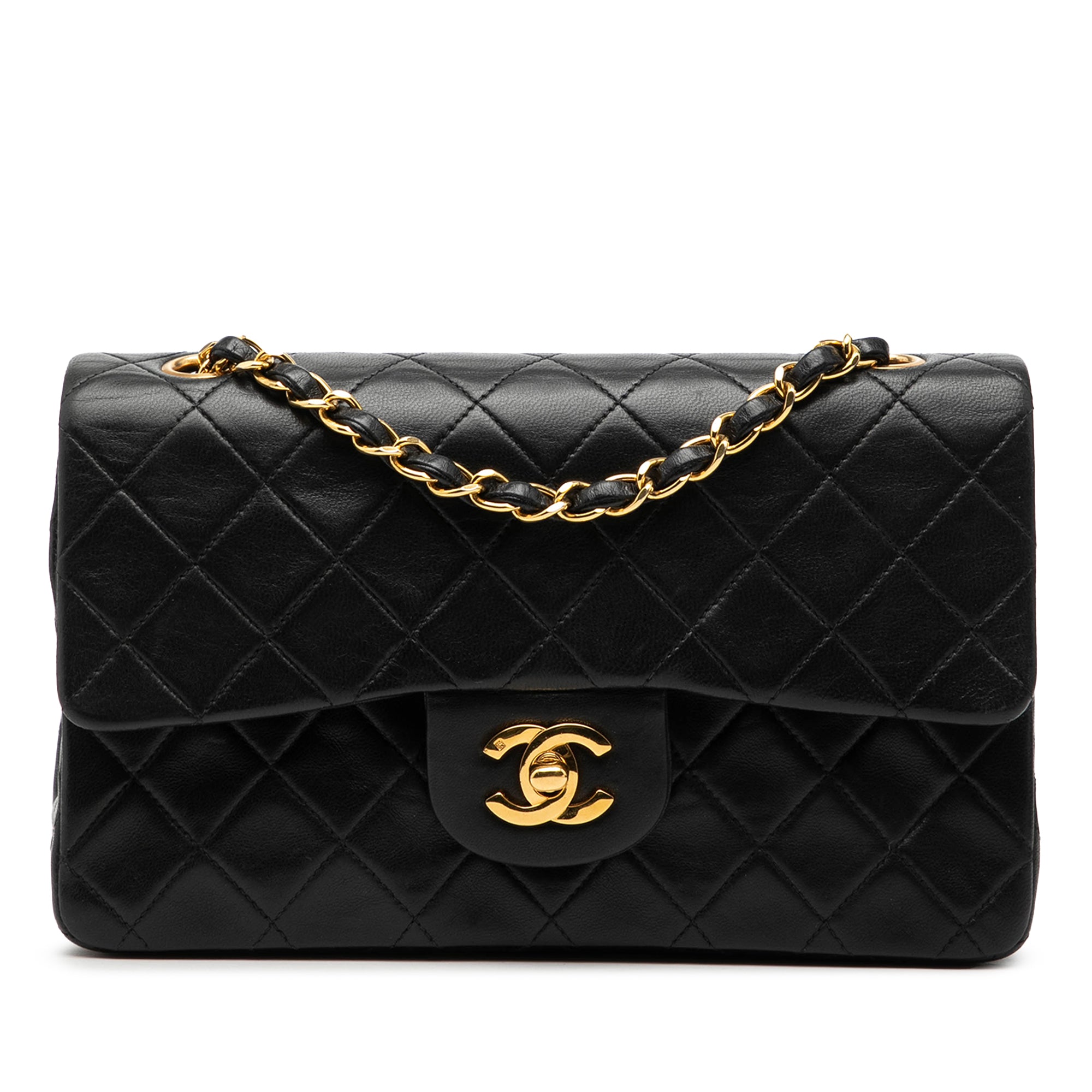 Chanel Small Classic Lambskin Double Flap - image 1