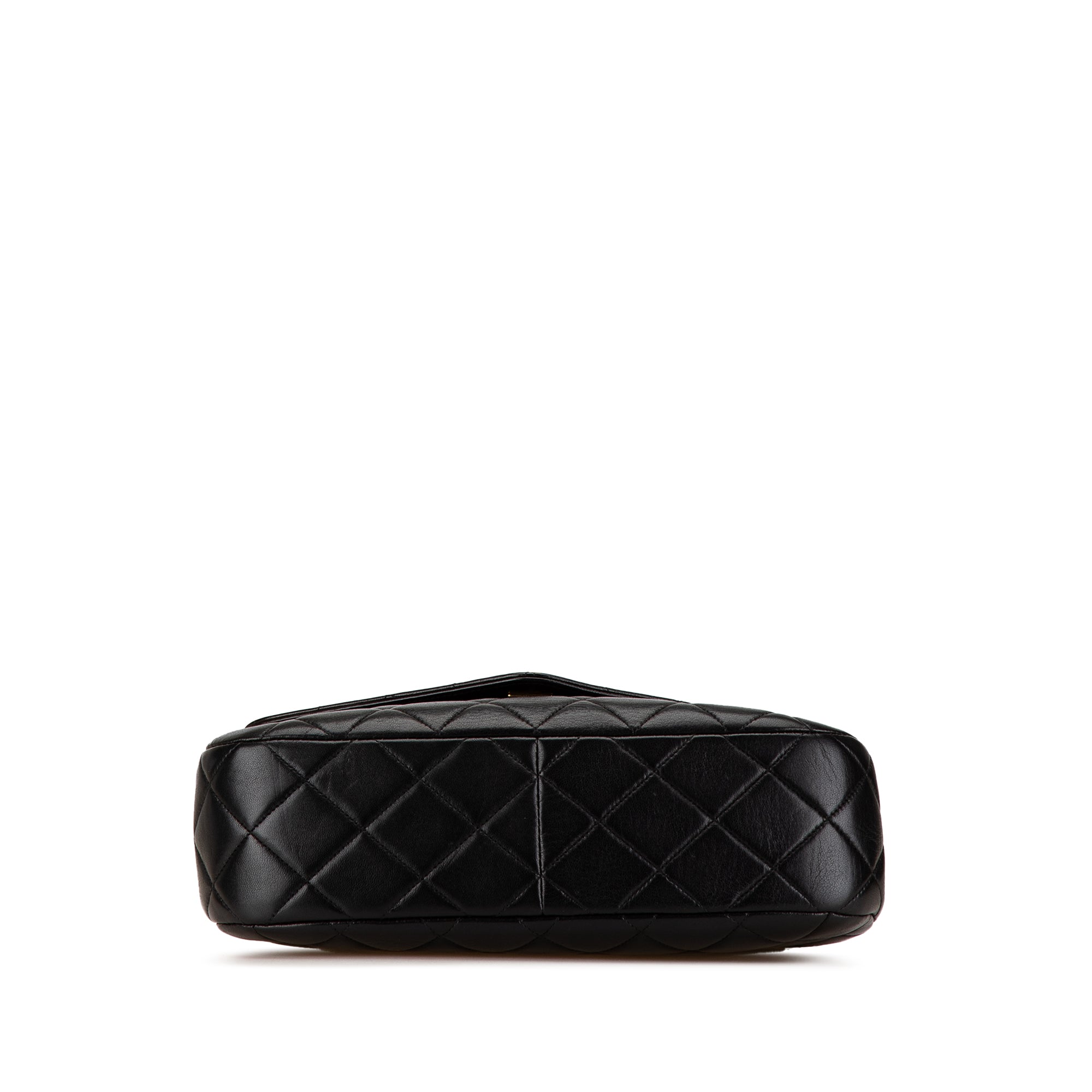 Chanel Quilted Lambskin Half Moon Single Flap - image 3