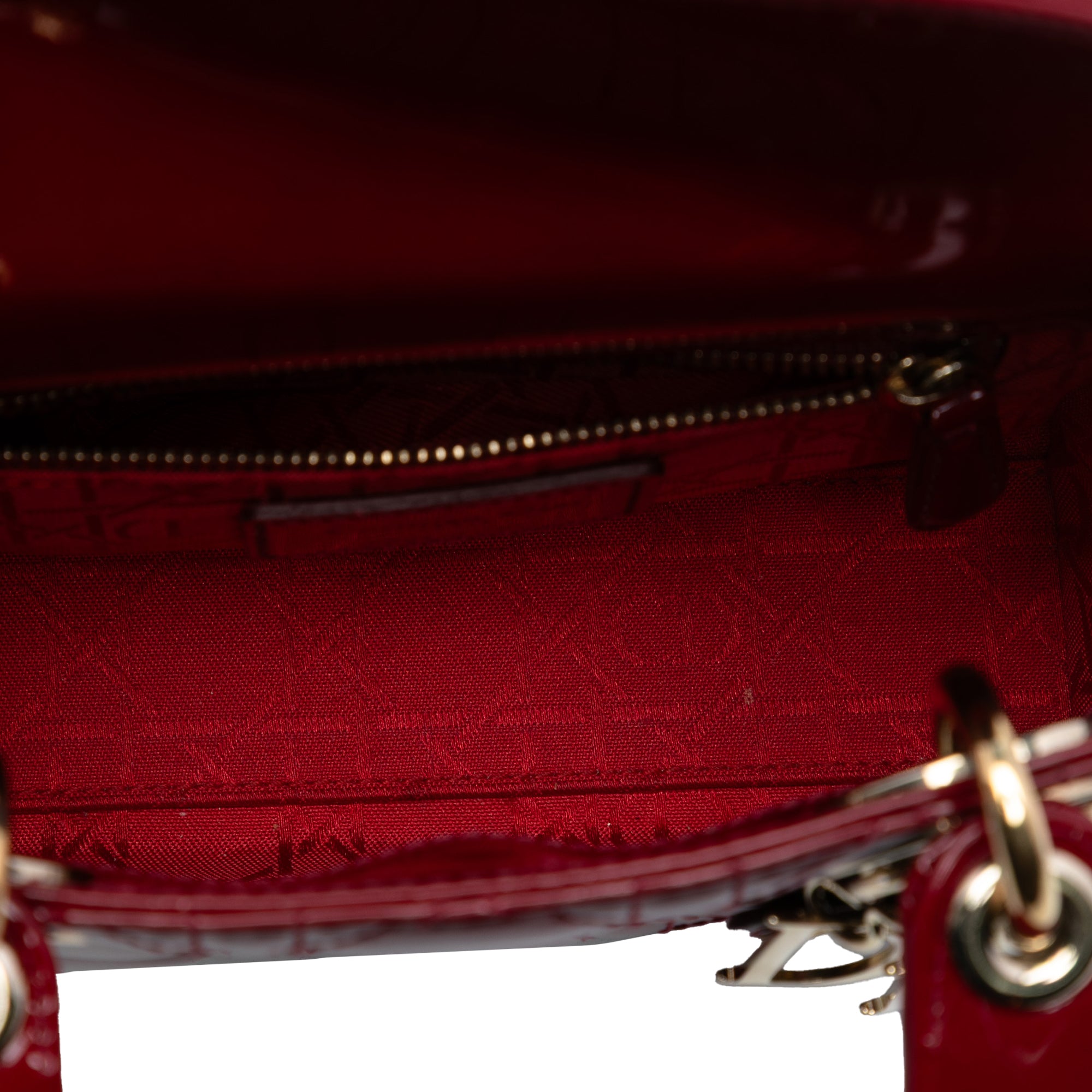 Dior Mini Patent Cannage Lady Dior - image 4