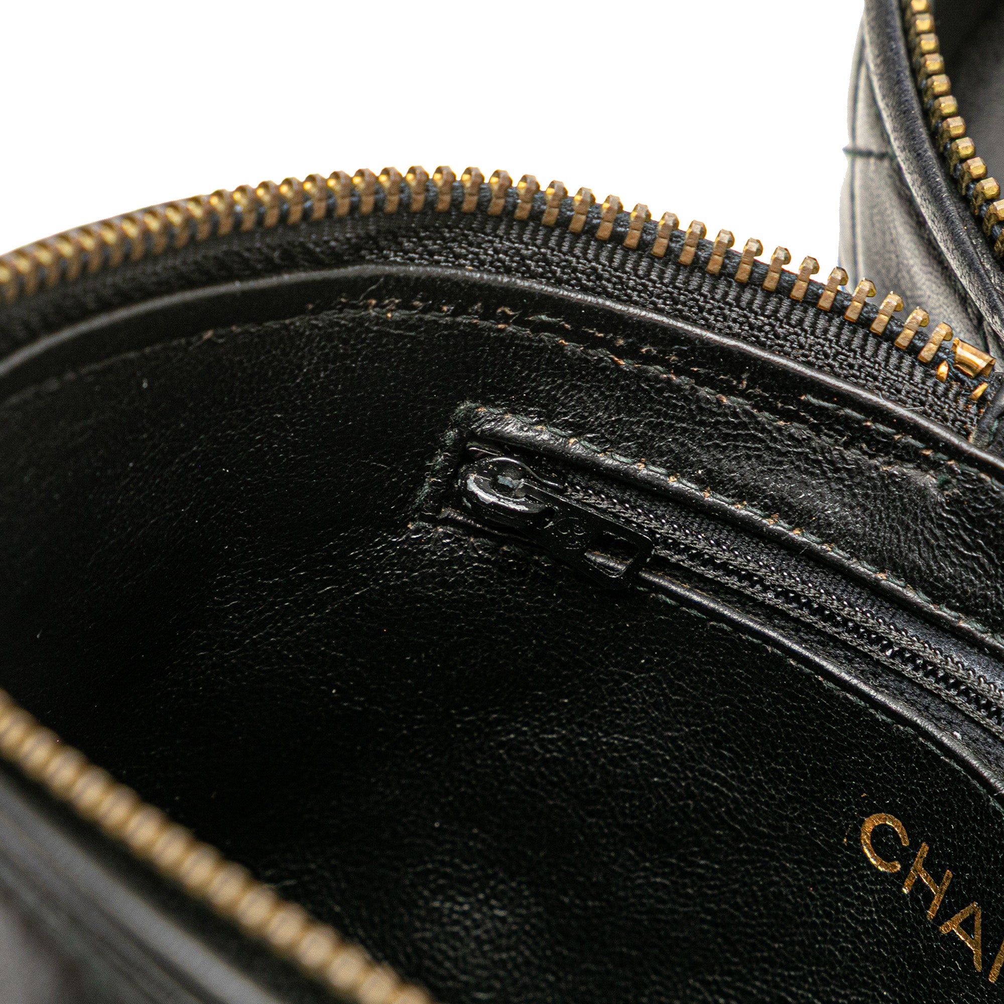 Chanel Quilted Lambskin Tassel Vanity Case with Chain - image 8