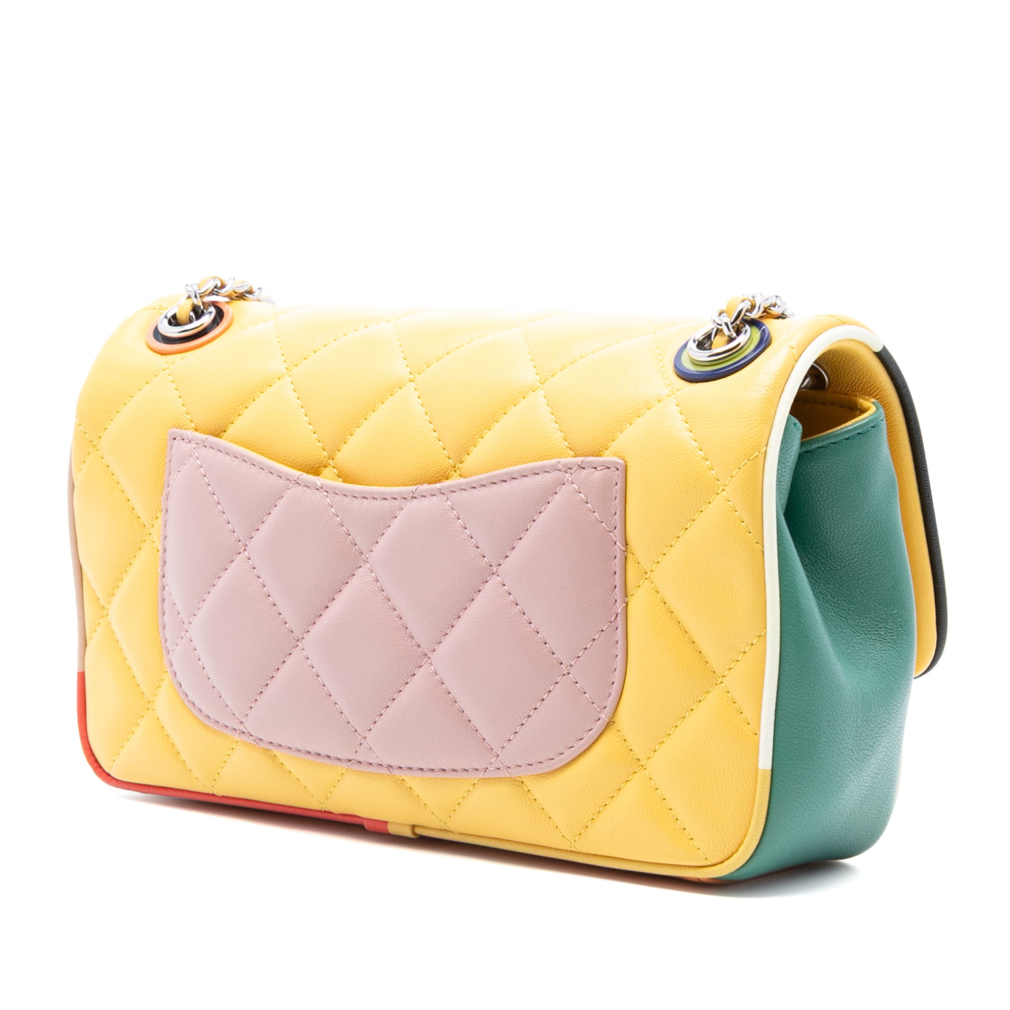 Chanel Small Quilted Lambskin Cuba Color Flap - image 2