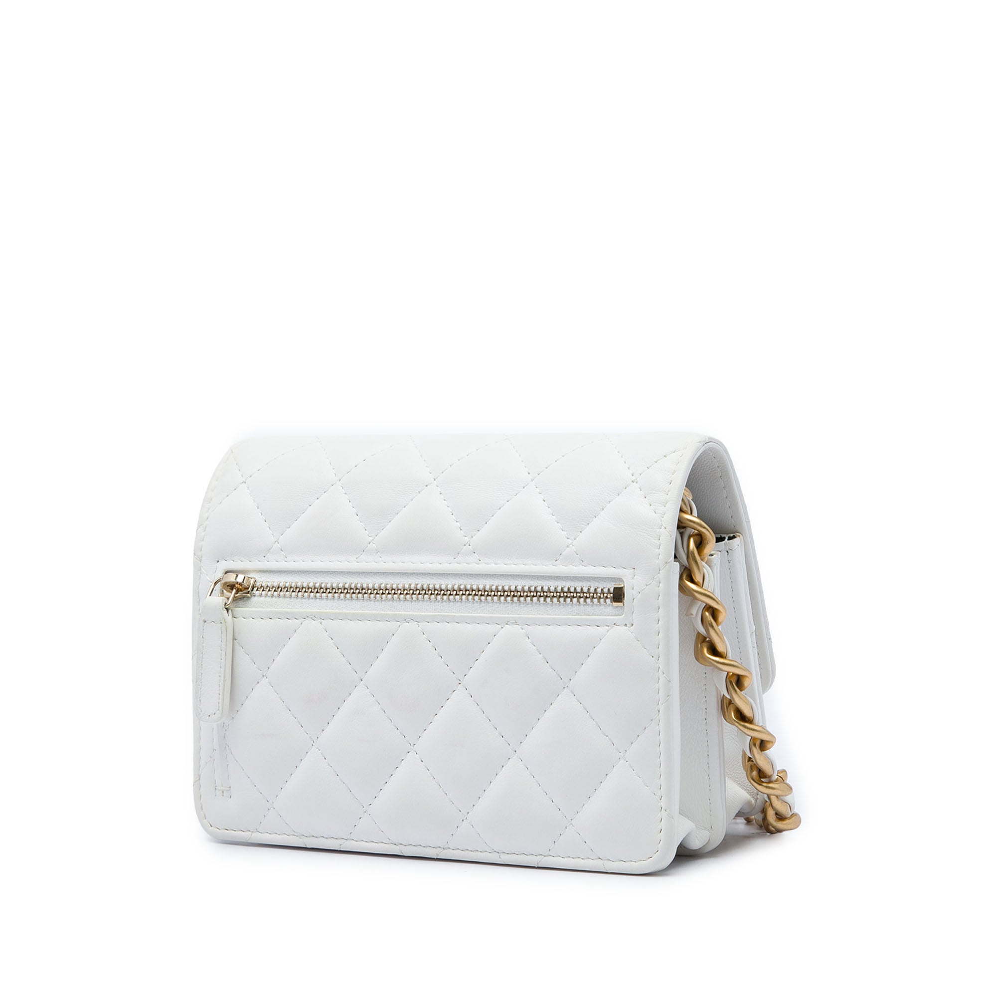 Chanel Quilted Lambskin Candy Chain Clutch with Chain - image 2