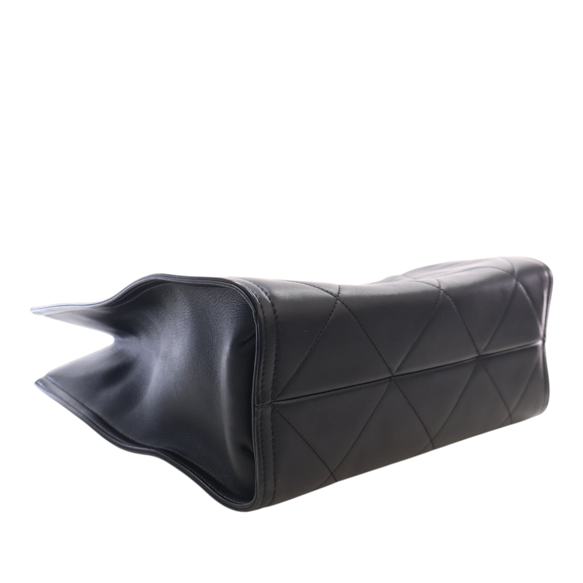 Chanel CC Quilted Lambskin Shopping Tote - image 12
