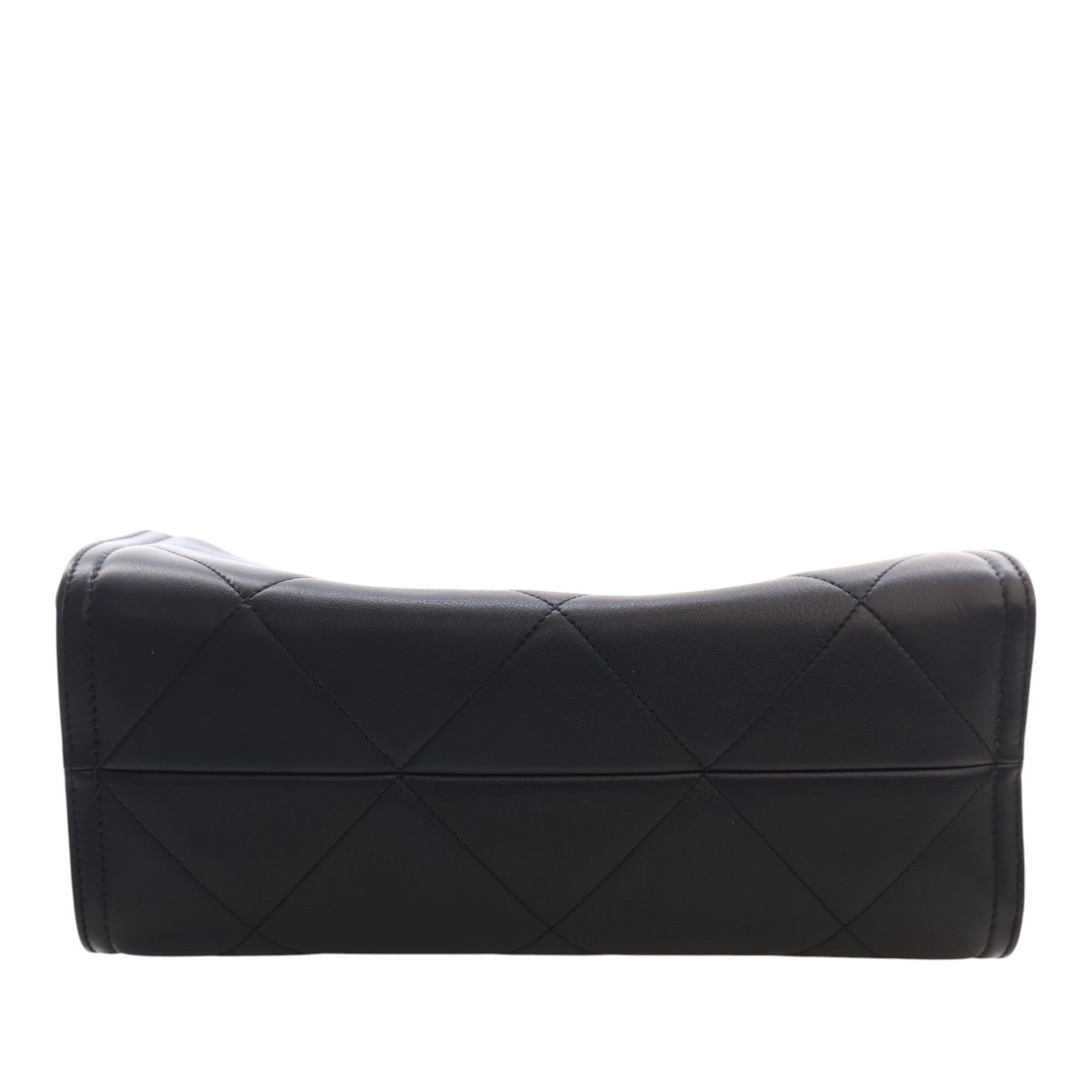Chanel CC Quilted Lambskin Shopping Tote - image 5