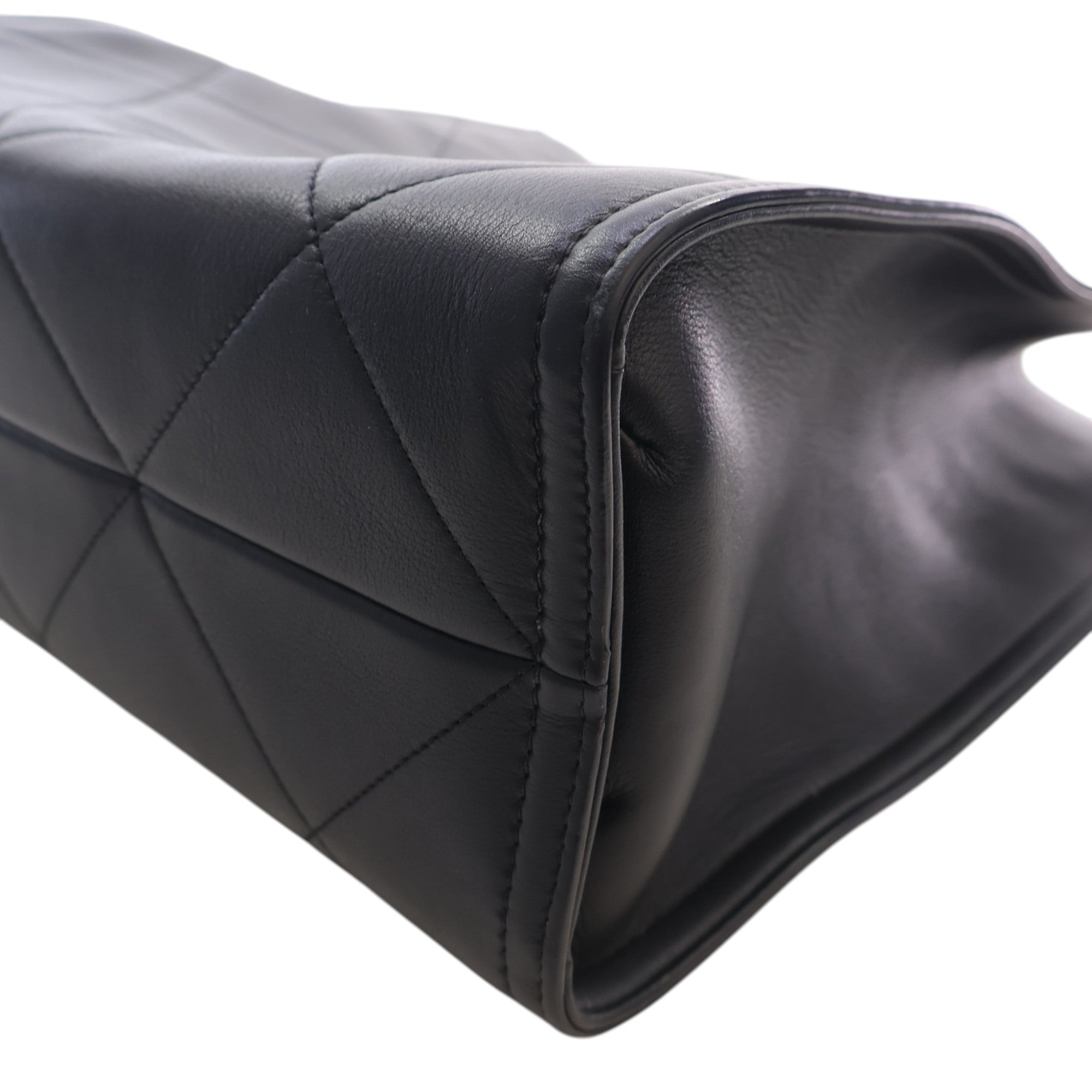Chanel CC Quilted Lambskin Shopping Tote - image 9