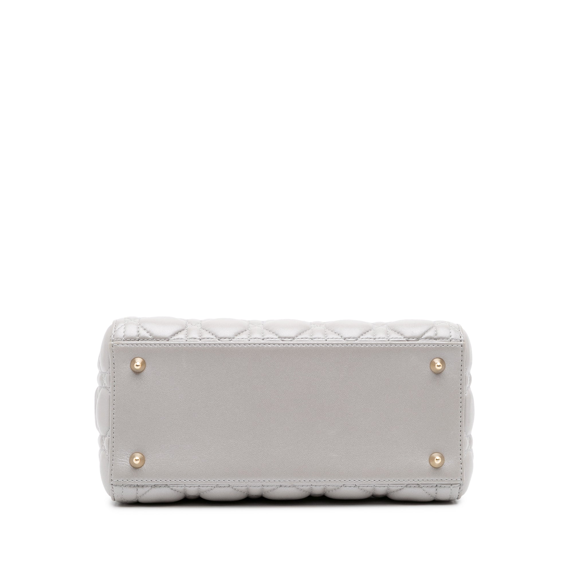 Dior Medium Lambskin Cannage Lady Dior - image 3