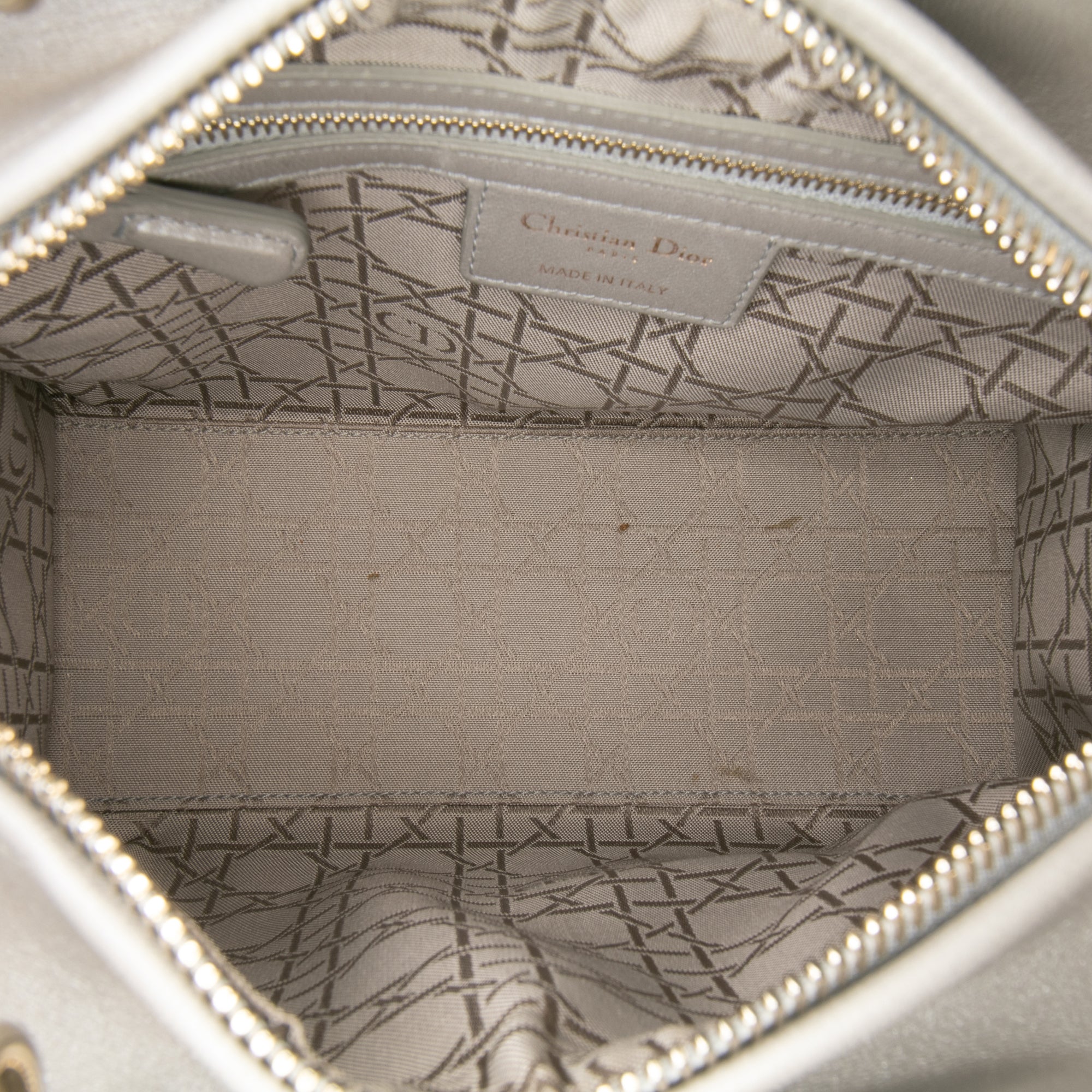 Dior Medium Lambskin Cannage Lady Dior - image 4