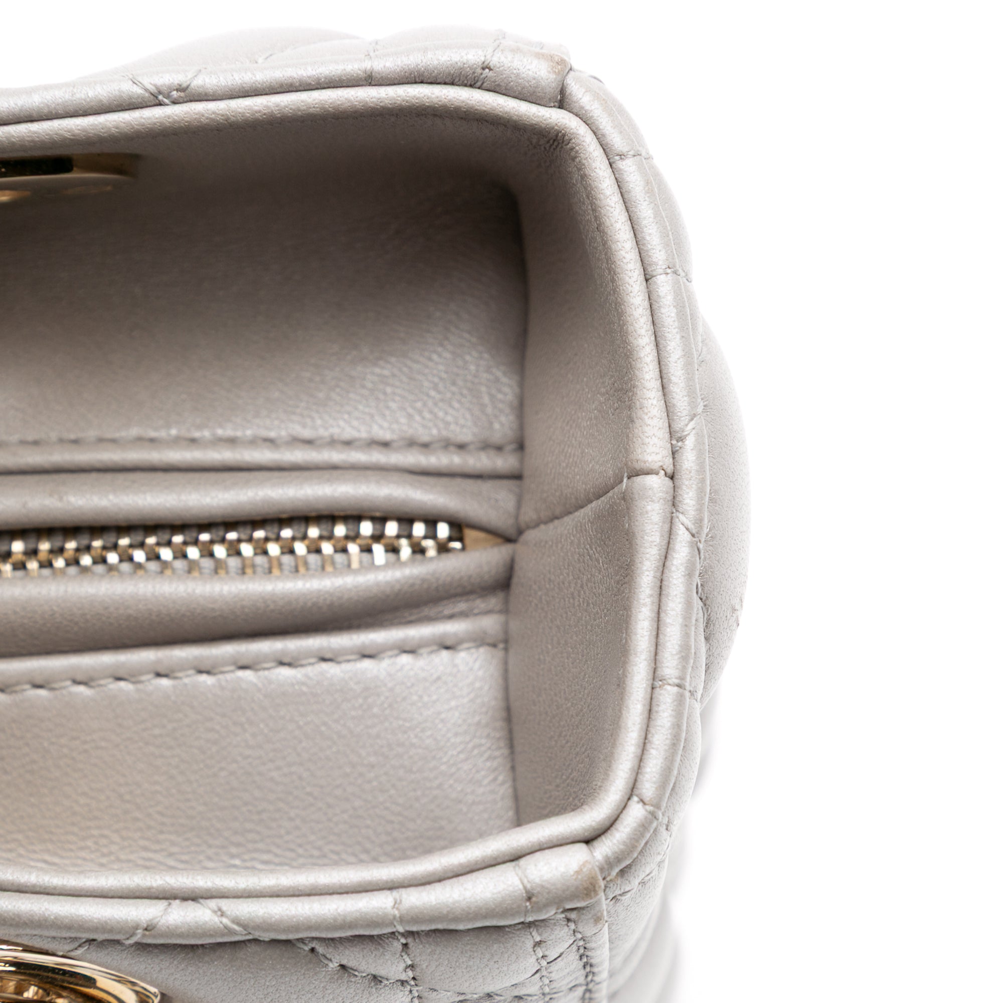 Dior Medium Lambskin Cannage Lady Dior - image 9