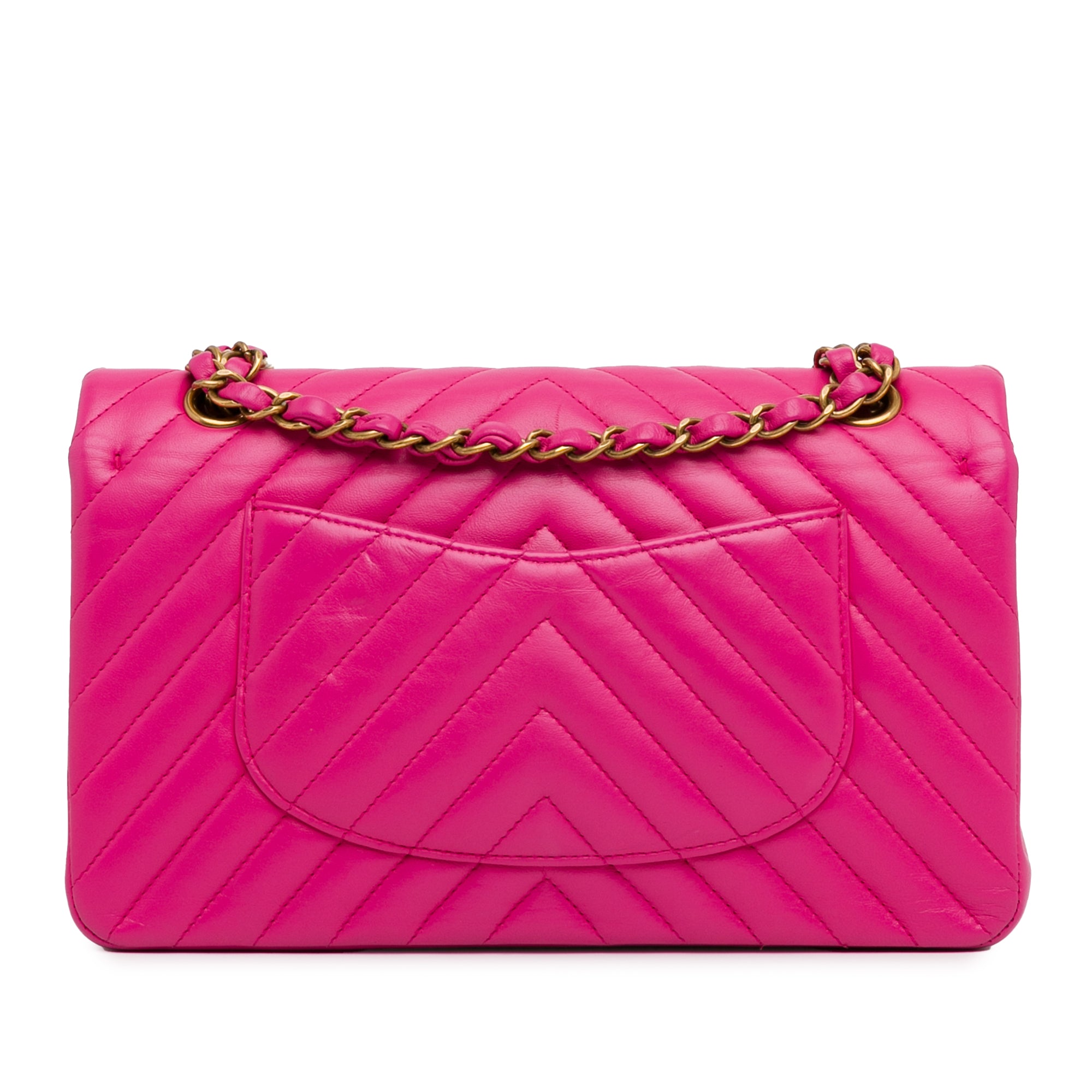 Chanel Medium Classic Chevron Lambskin Double Flap - image 3