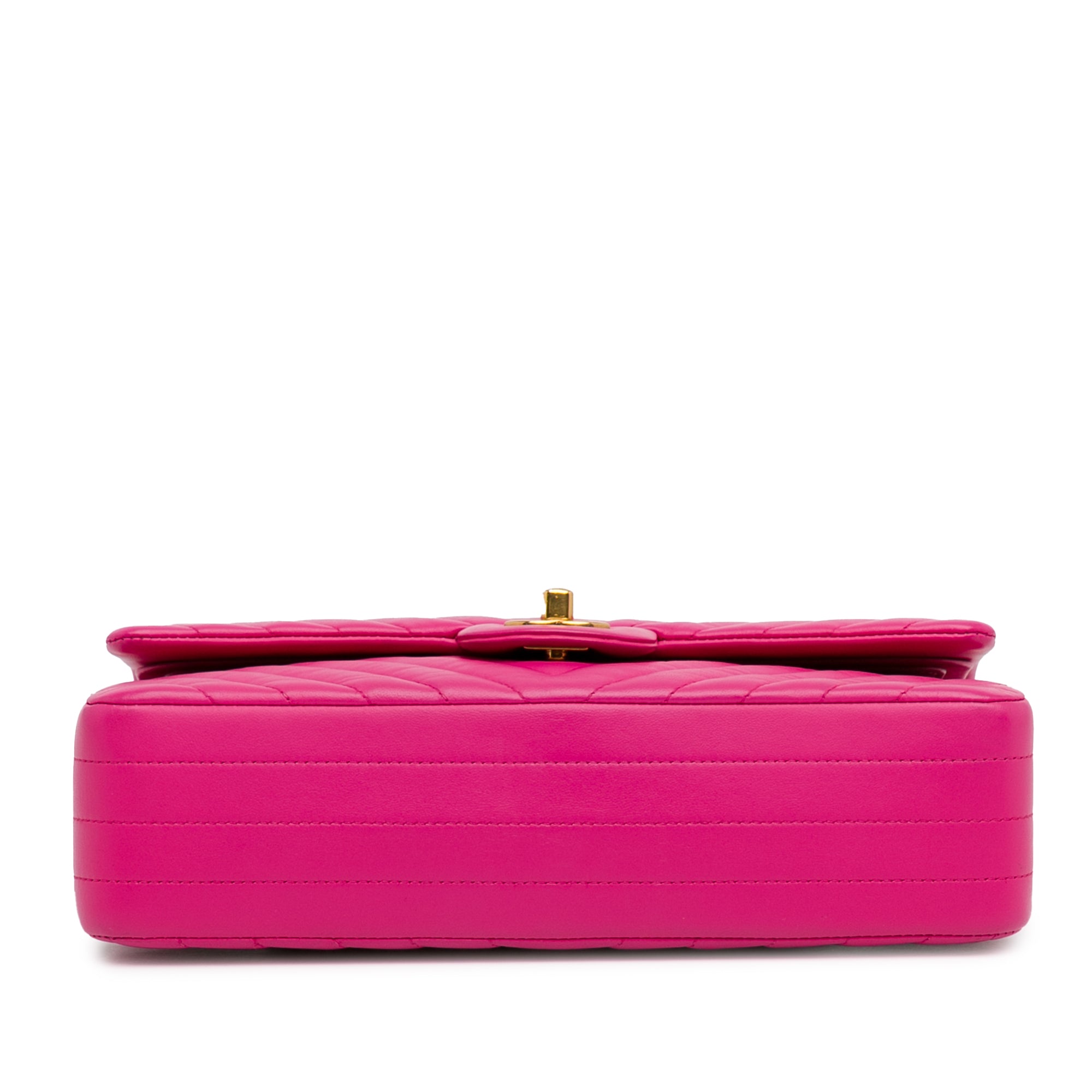 Chanel Medium Classic Chevron Lambskin Double Flap - image 4