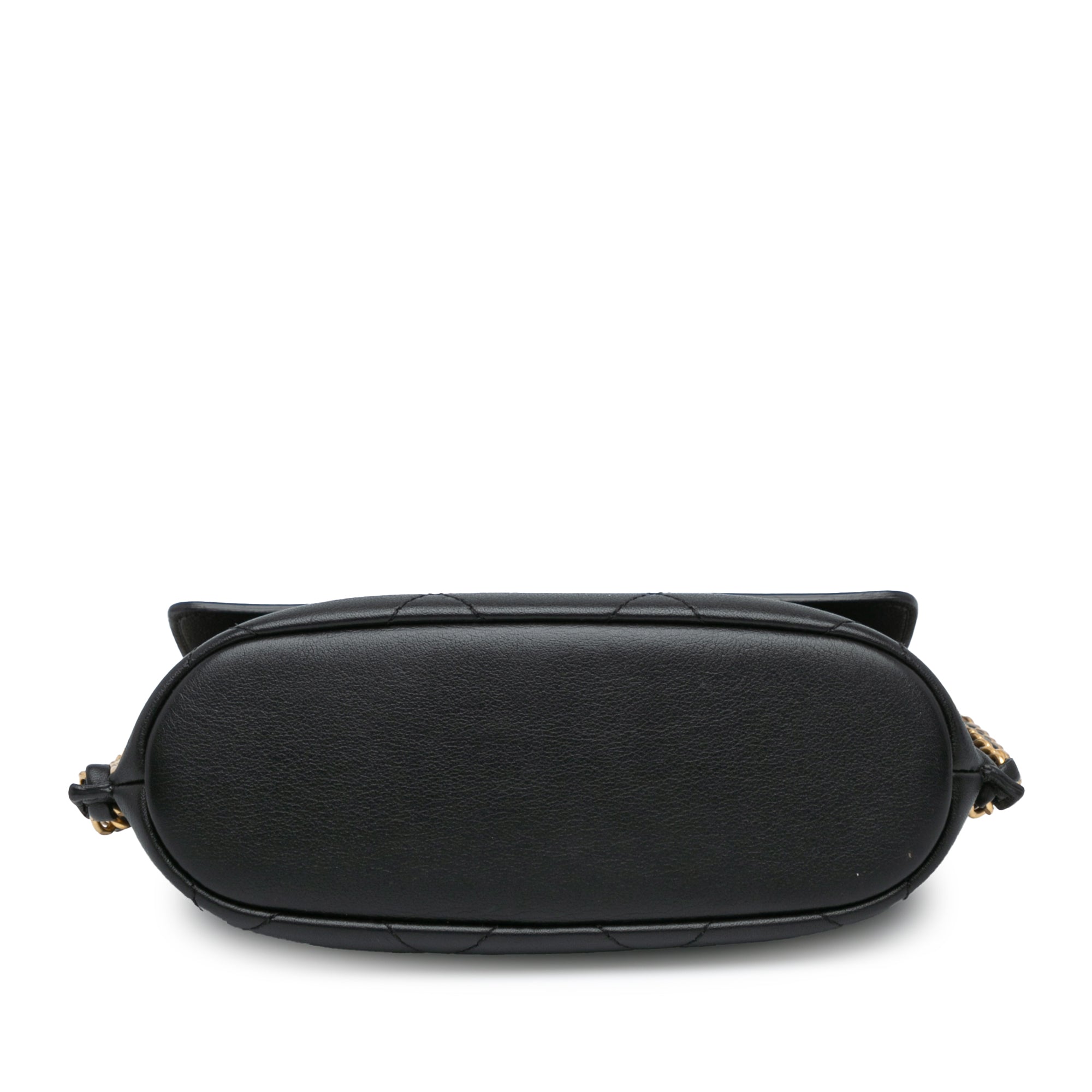 Chanel Small Quilted Calfskin Chain Hobo Flap - image 3