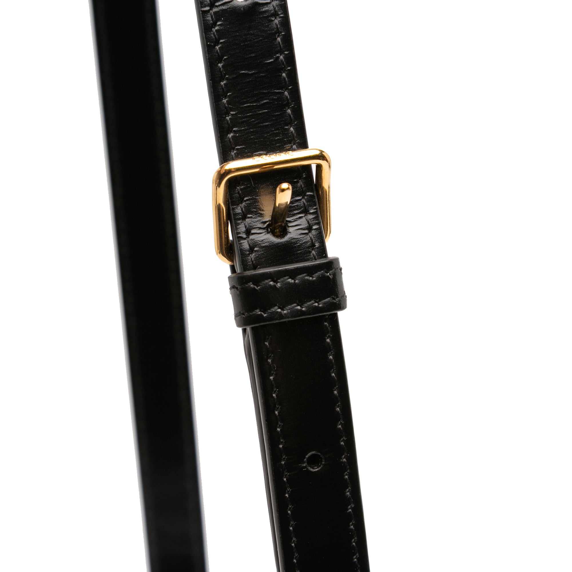 Celine Teen Shiny Calfskin Triomphe Crossbody - image 10