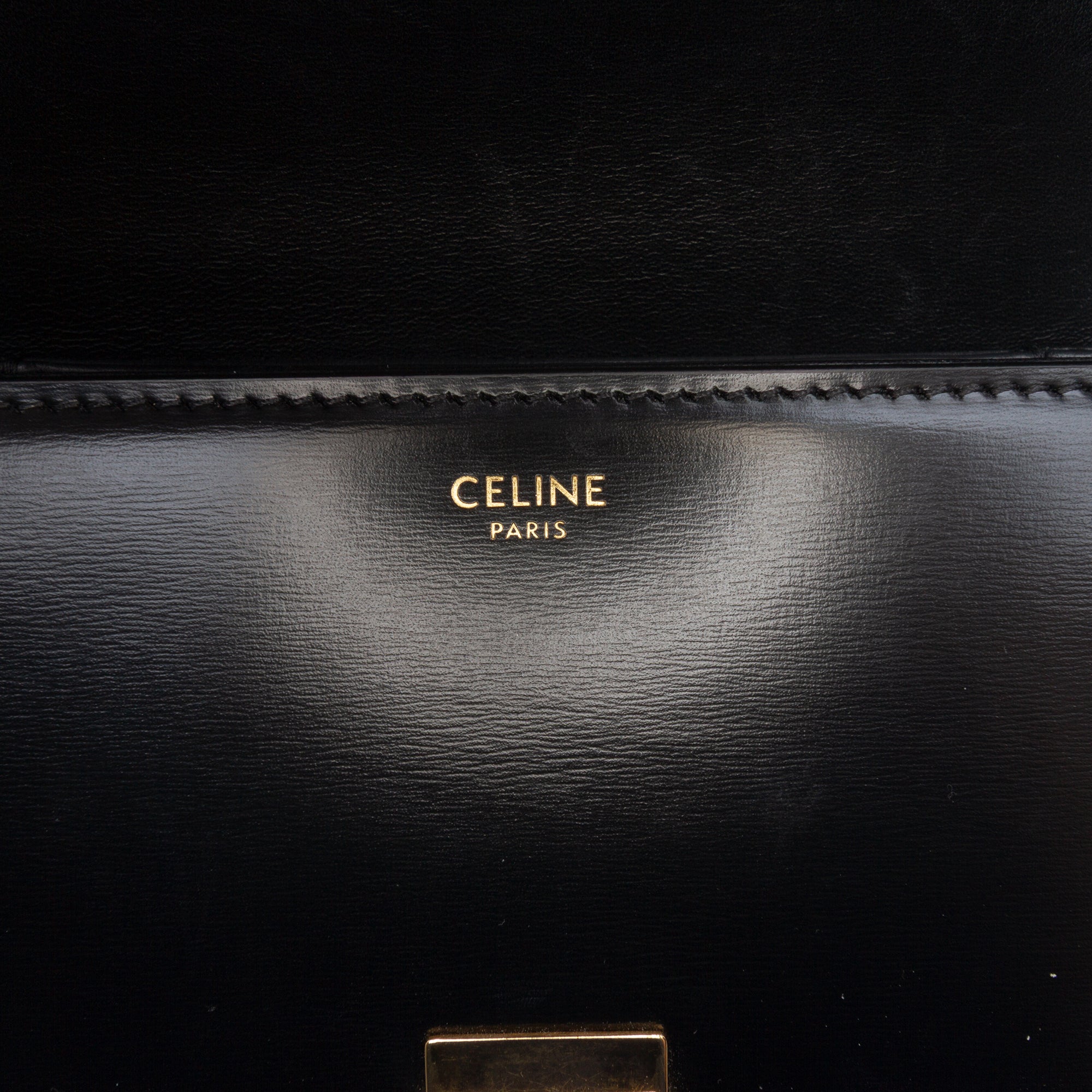Celine Teen Shiny Calfskin Triomphe Crossbody - image 5