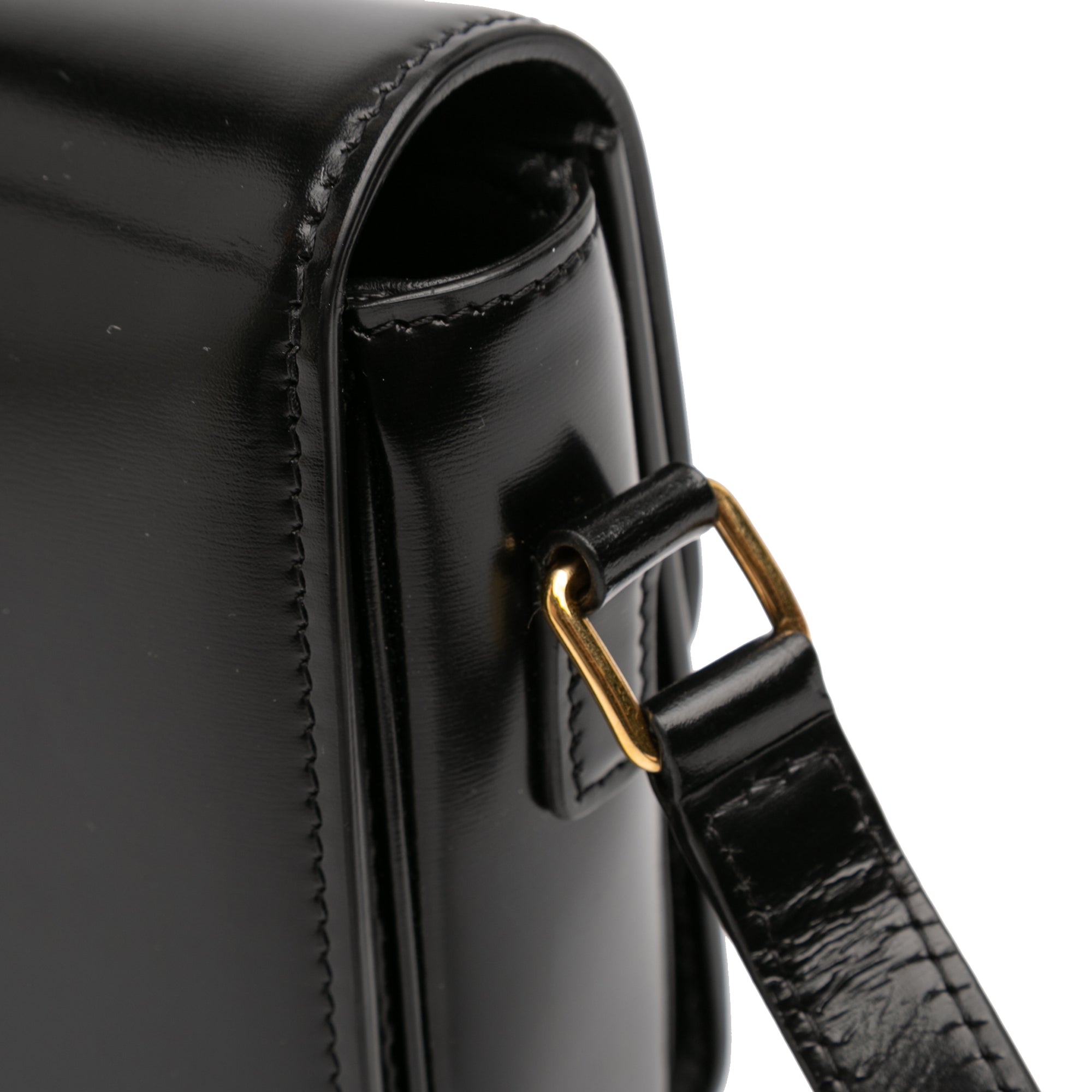 Celine Teen Shiny Calfskin Triomphe Crossbody - image 9