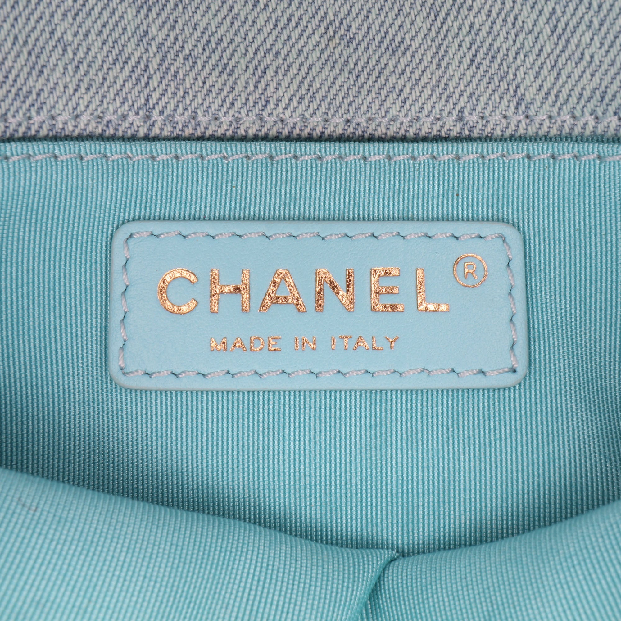 Chanel Mini CC Quilted Denim Messenger Flap - image 5