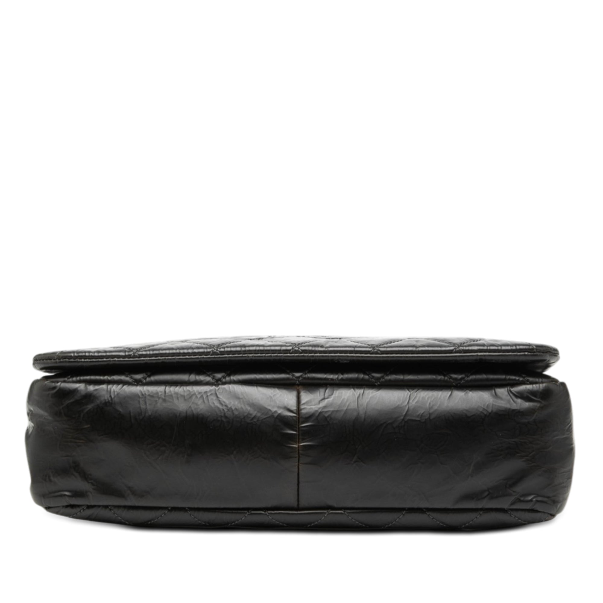 Chanel CC Glazed Quilted Calfskin Single Flap - image 3