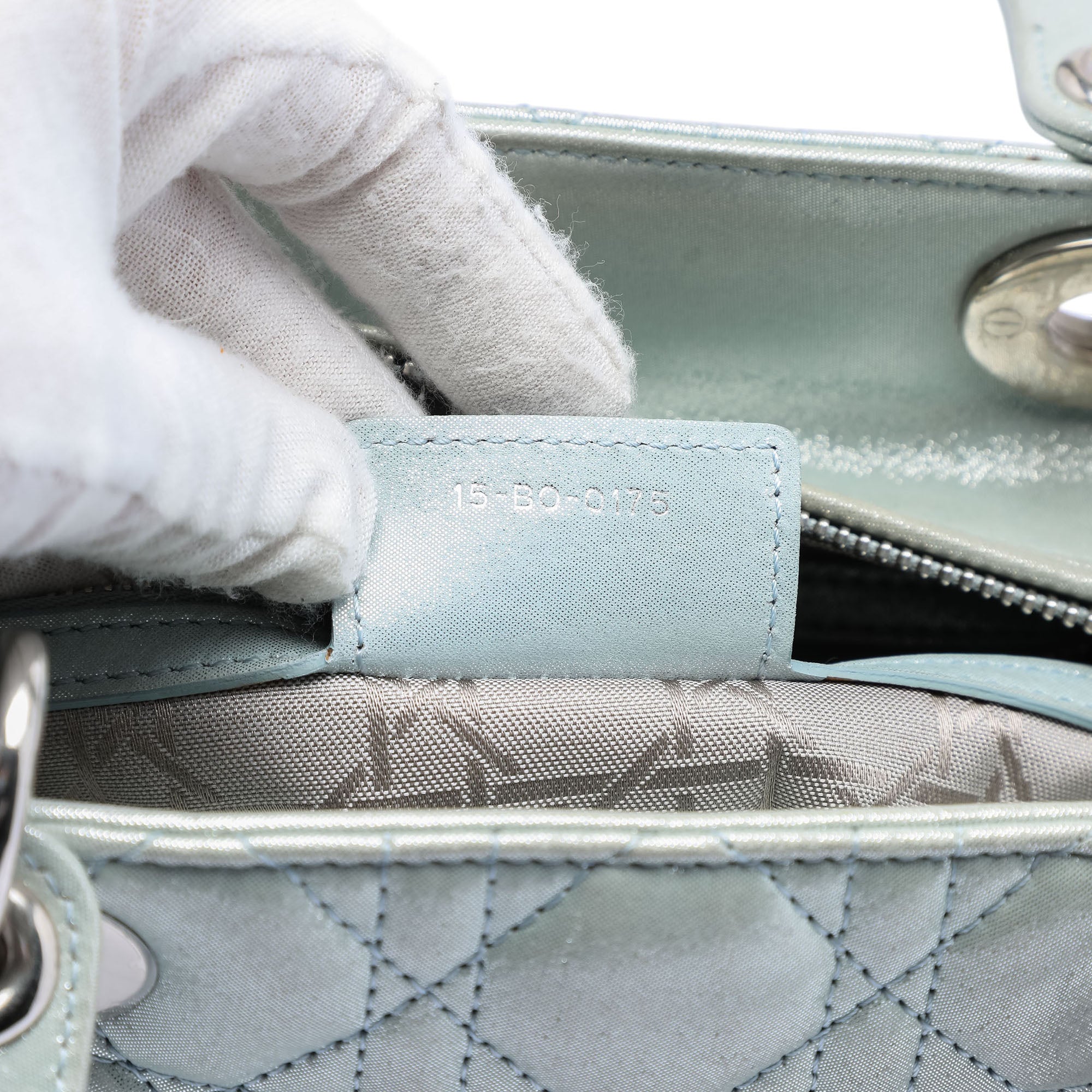 Dior Medium Iridescent Lambskin Cannage Lady Dior - image 6