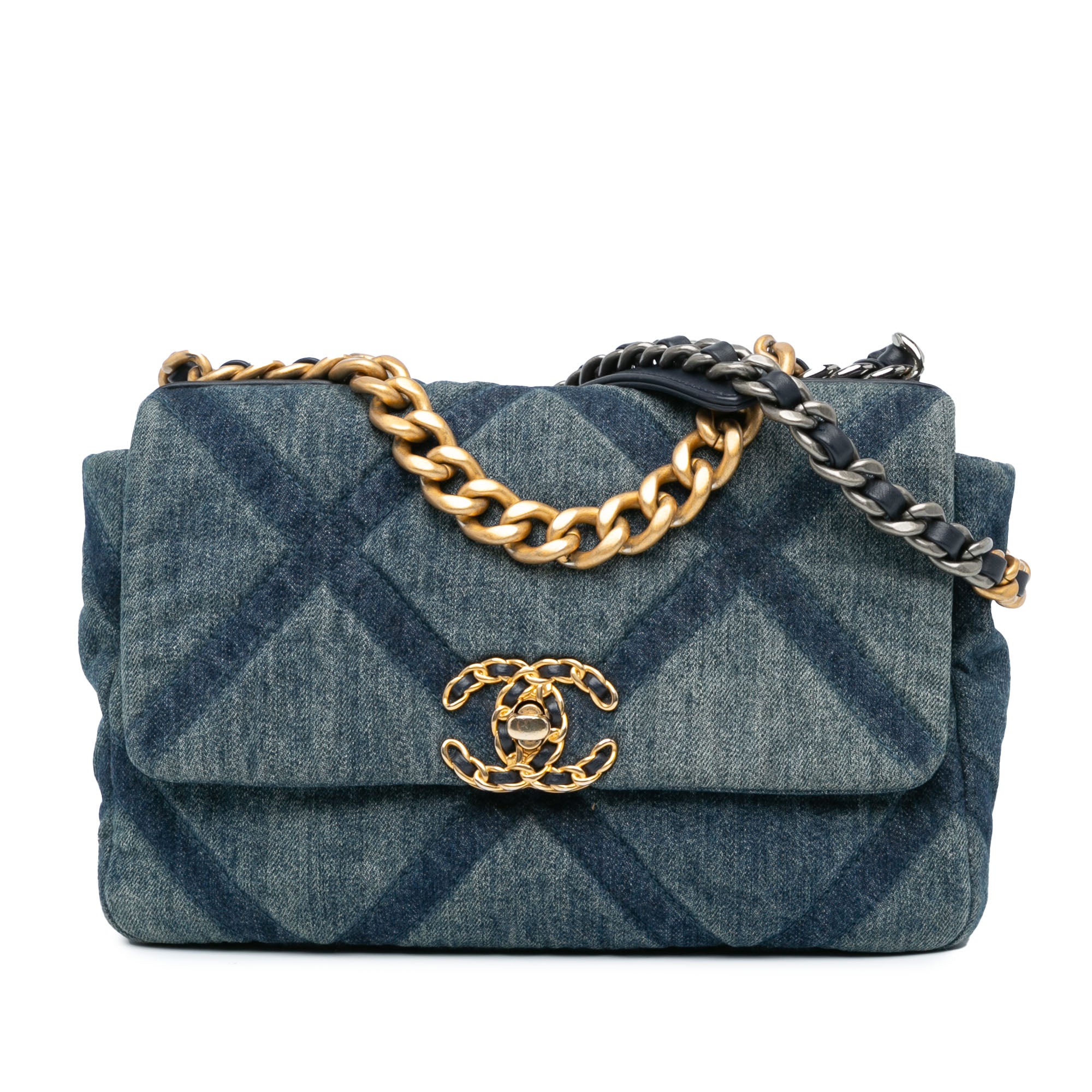 Chanel Medium Denim 19 Flap - image 1