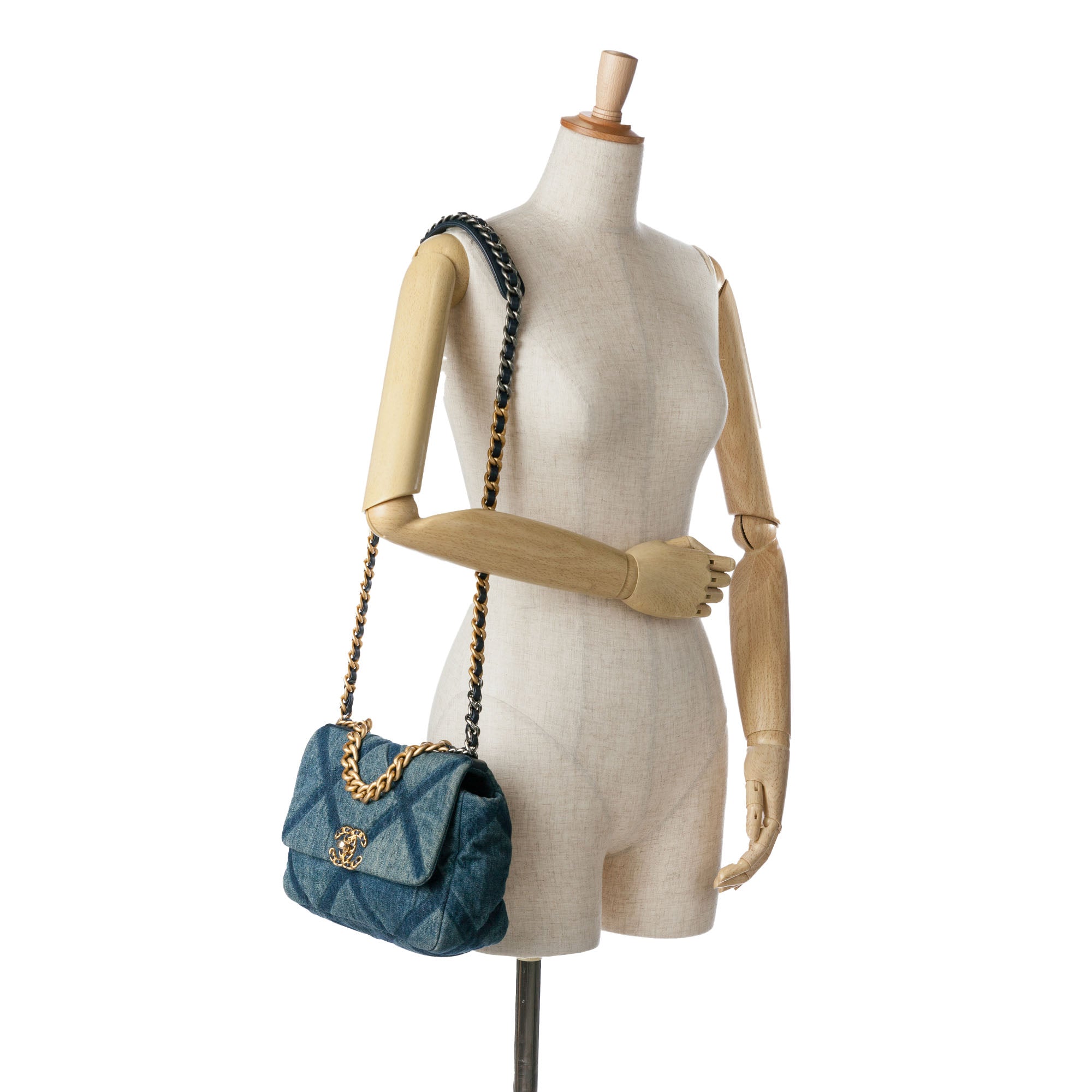 Chanel Medium Denim 19 Flap - image 9
