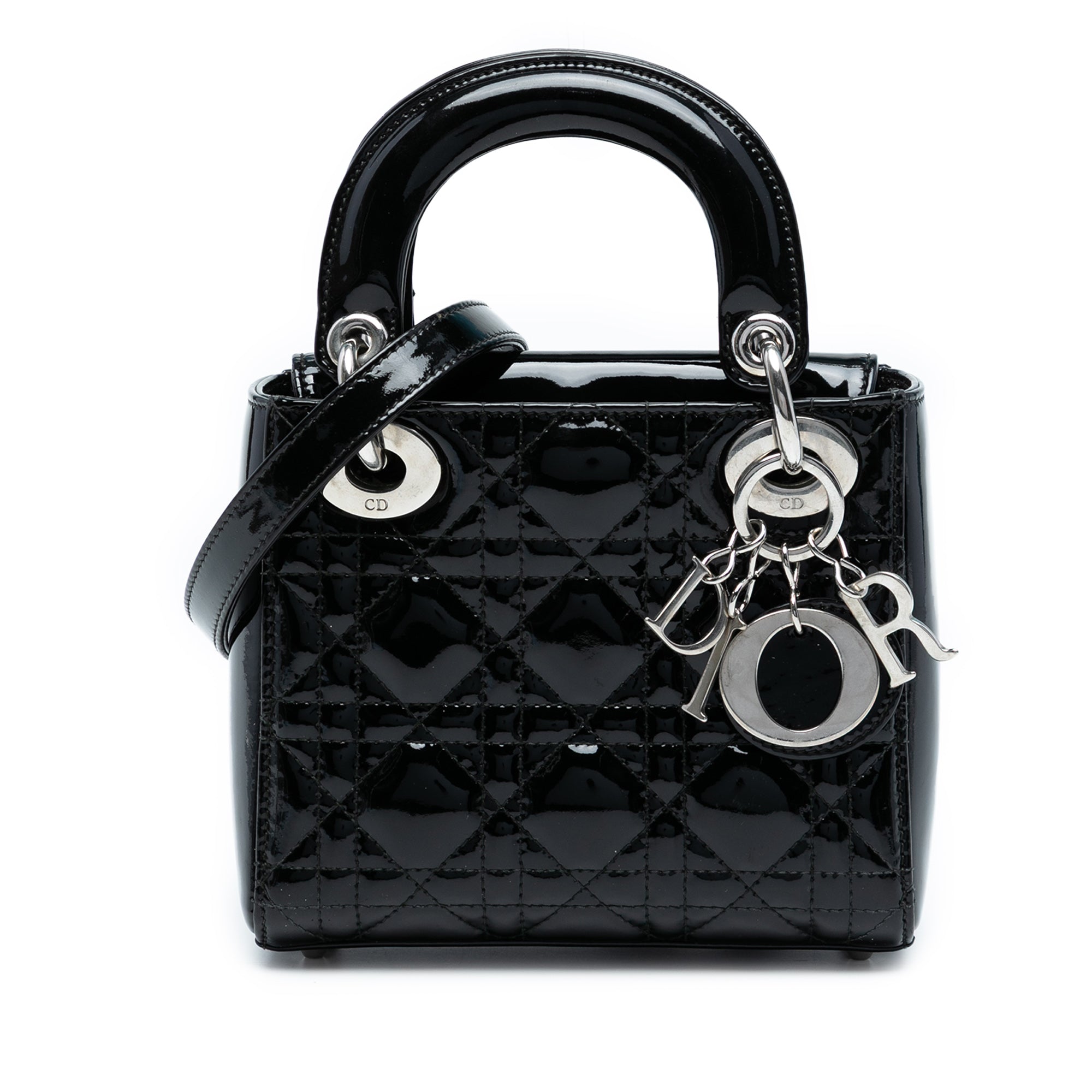 Dior Mini Patent Cannage Lady Dior - image 1