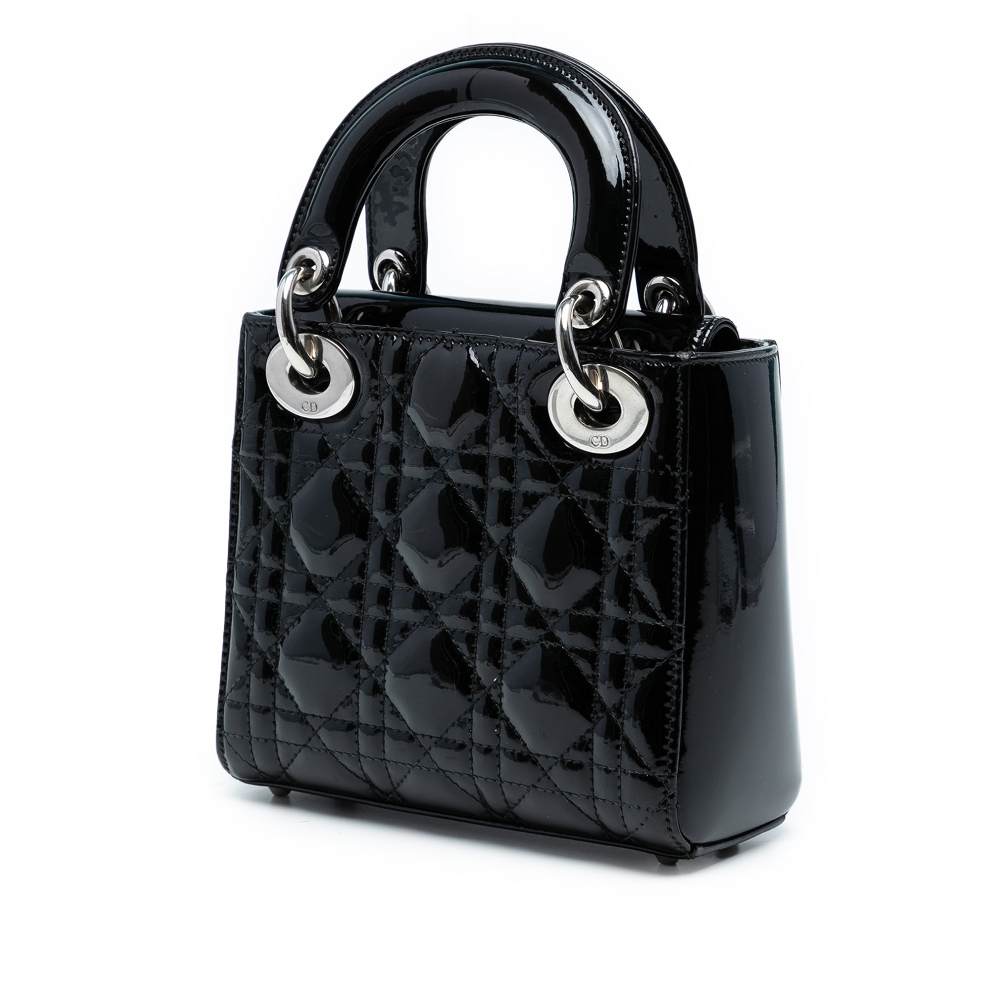 Dior Mini Patent Cannage Lady Dior - image 2