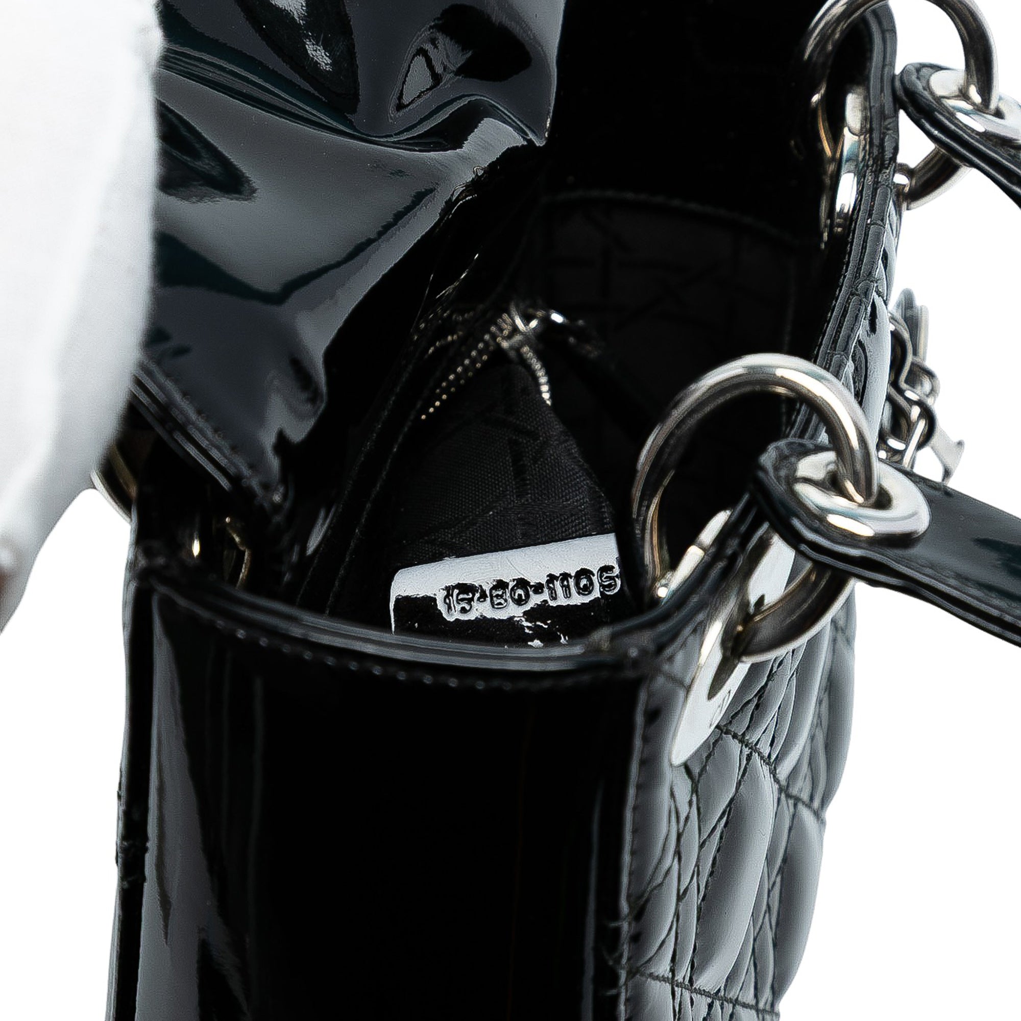 Dior Mini Patent Cannage Lady Dior - image 6