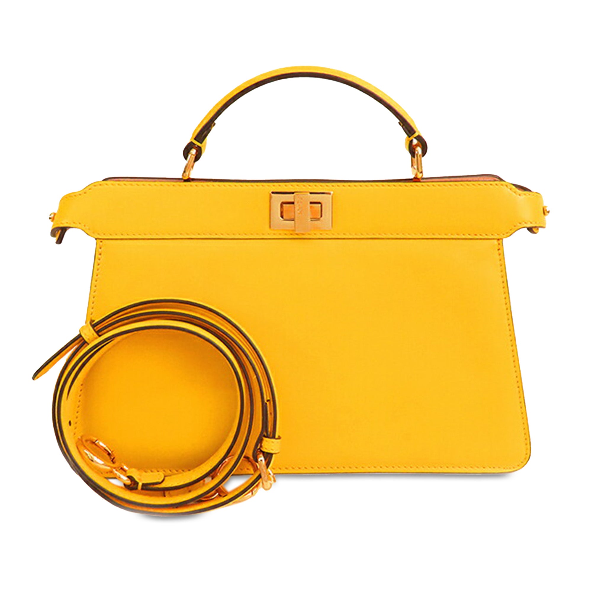 Fendi Small Leather Peekaboo ISeeU East West Bag - image 1