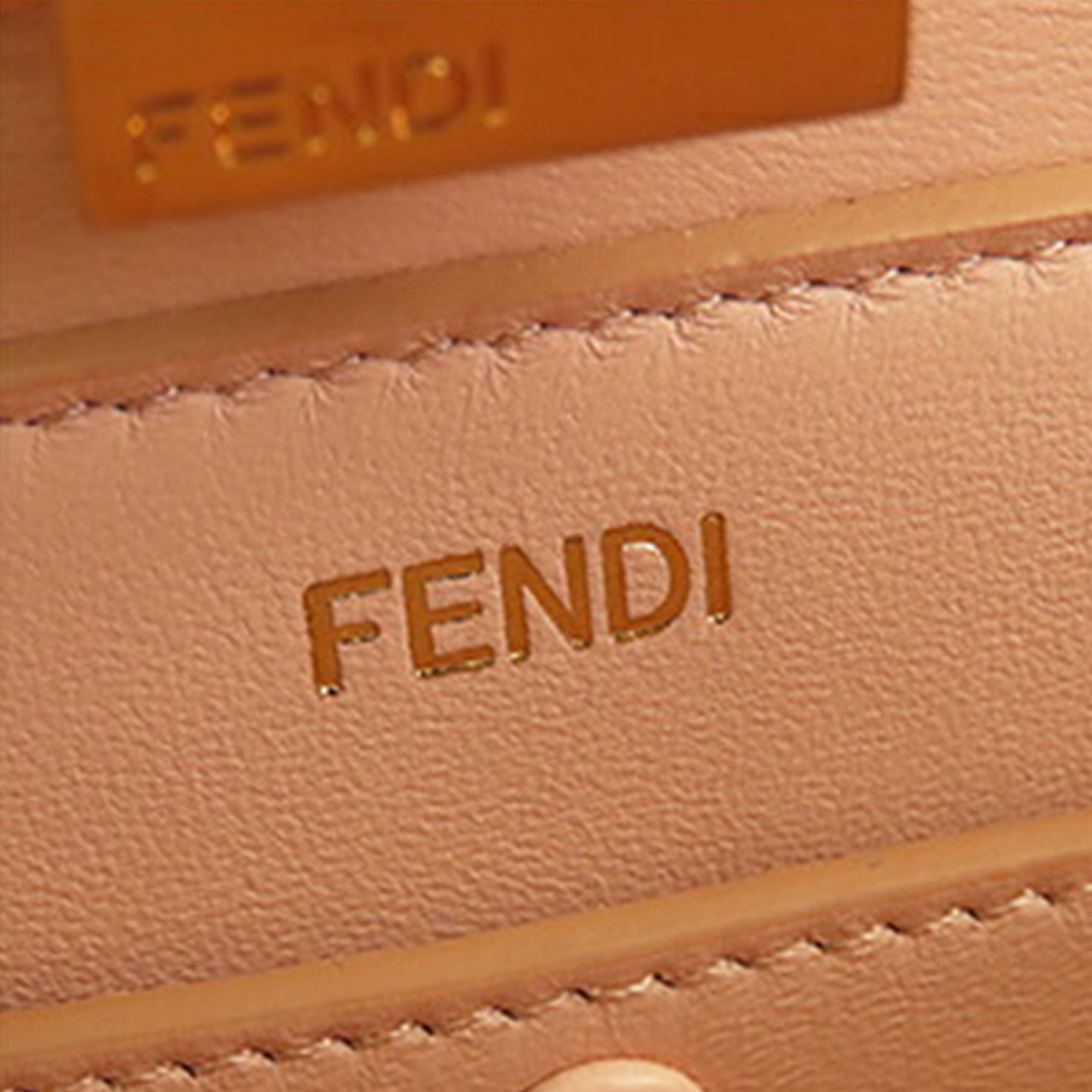 Fendi Small Leather Peekaboo ISeeU East West Bag - image 5