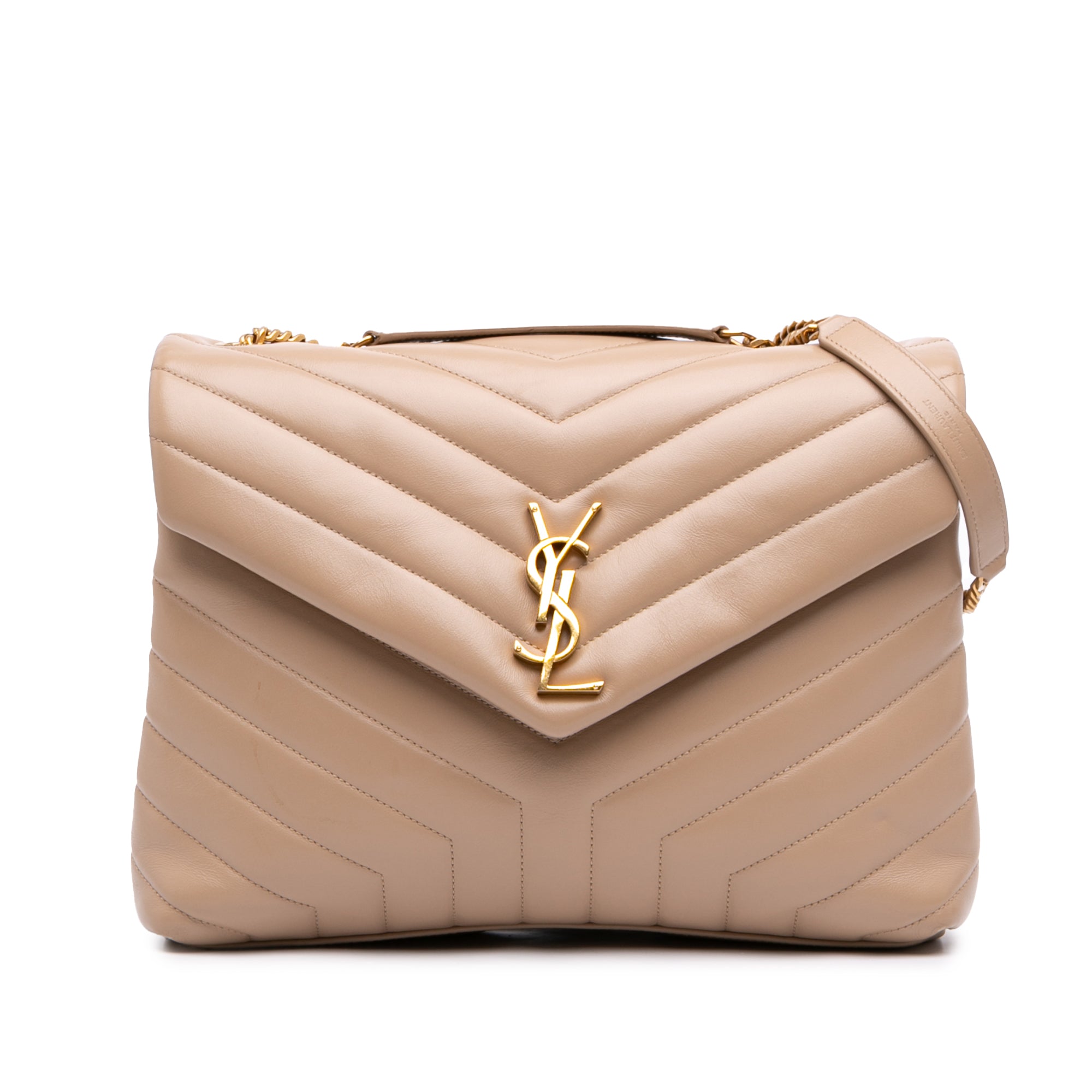 Saint Laurent Medium Matelasse Calfskin Monogram LouLou Shoulder Bag - image 1