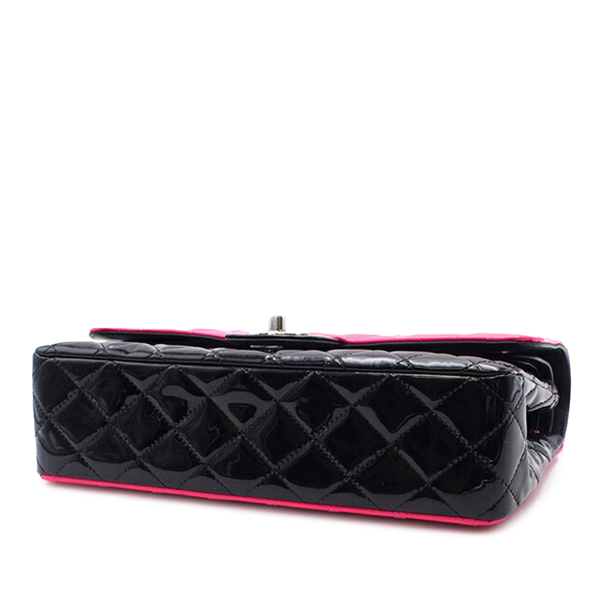 Chanel Medium Classic Bicolor Patent Double Flap - image 3