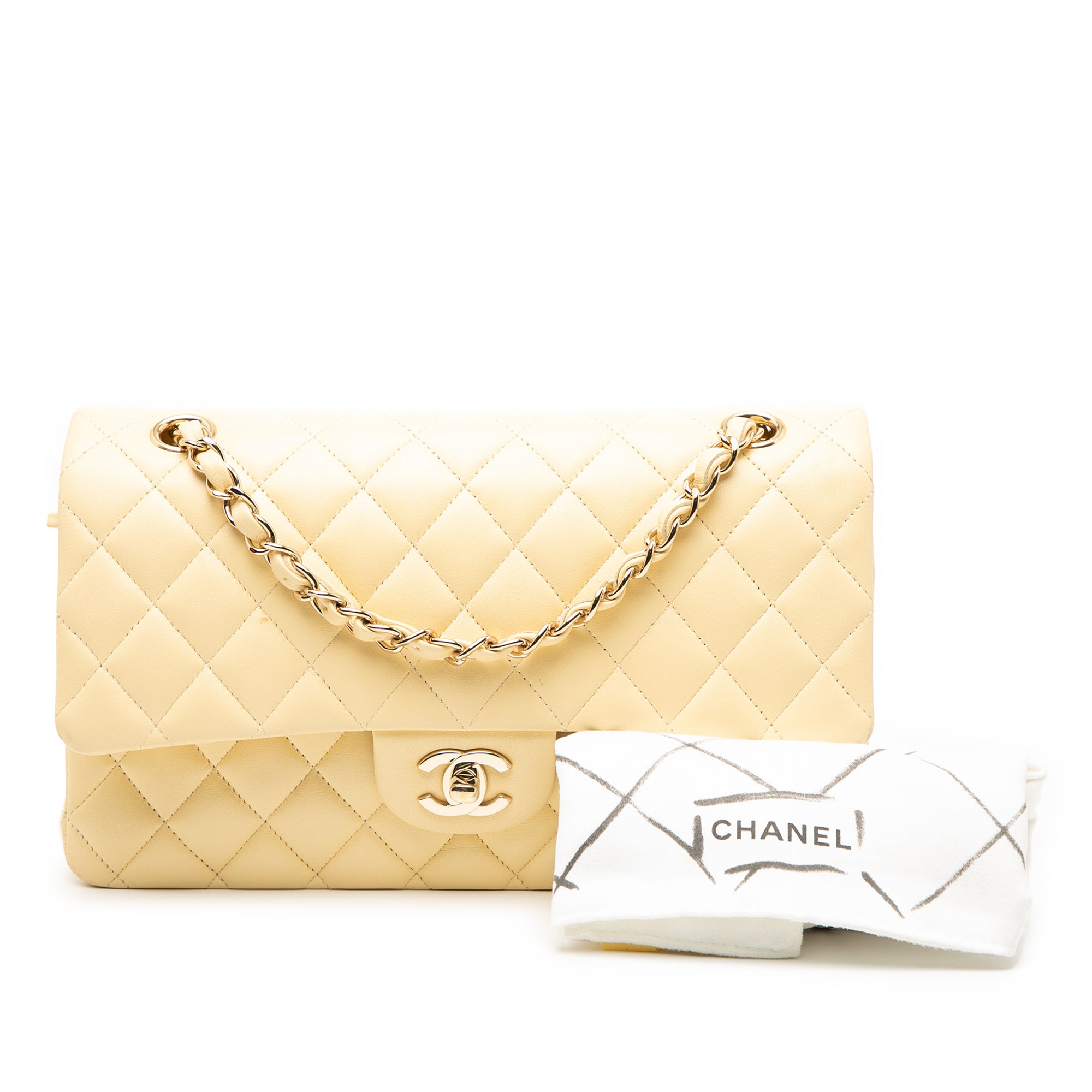 Chanel Medium Classic Lambskin Double Flap - image 9