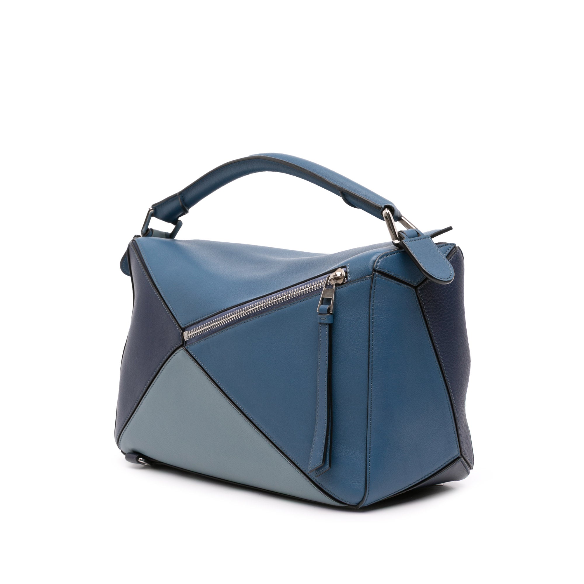 LOEWE Medium Tricolor Calfskin Puzzle Satchel - image 2