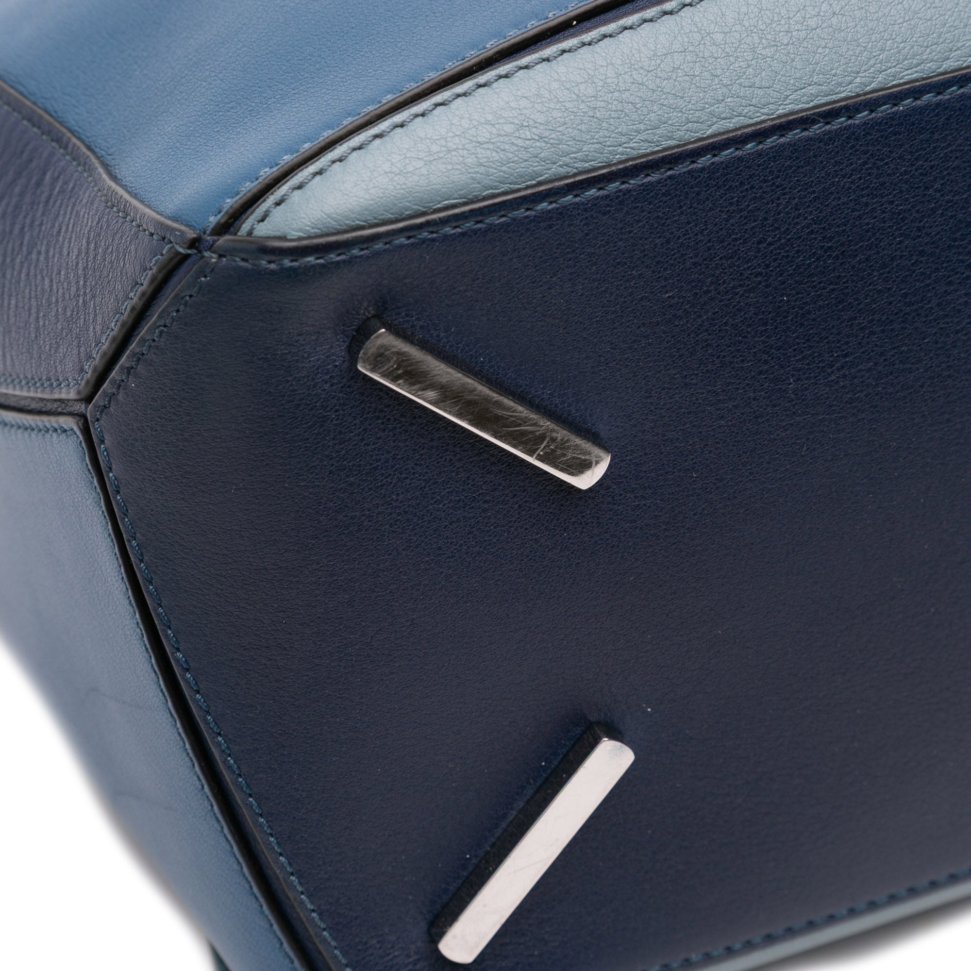 LOEWE Medium Tricolor Calfskin Puzzle Satchel - image 8