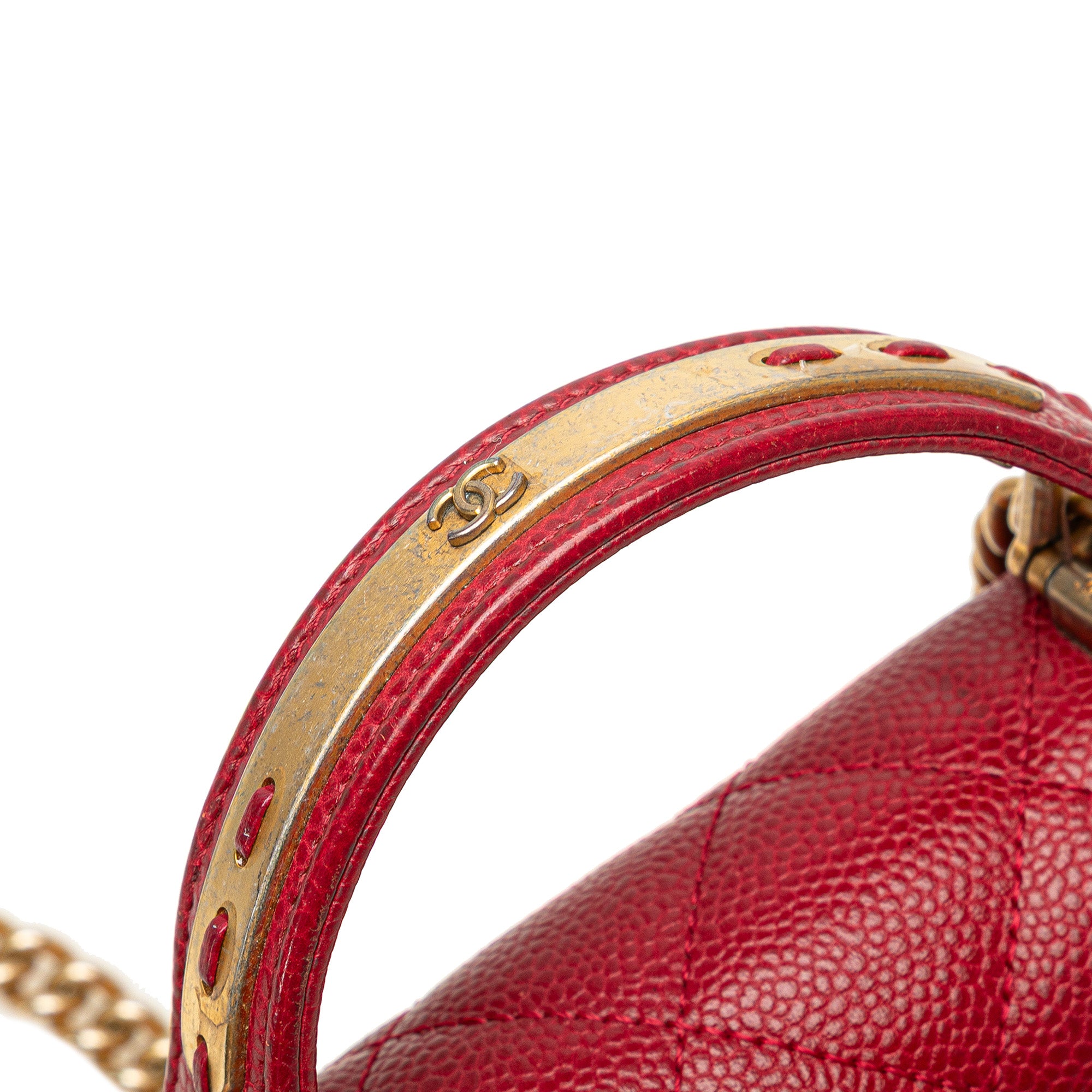 Chanel Mini Quilted Caviar Carry Around Flap - image 10