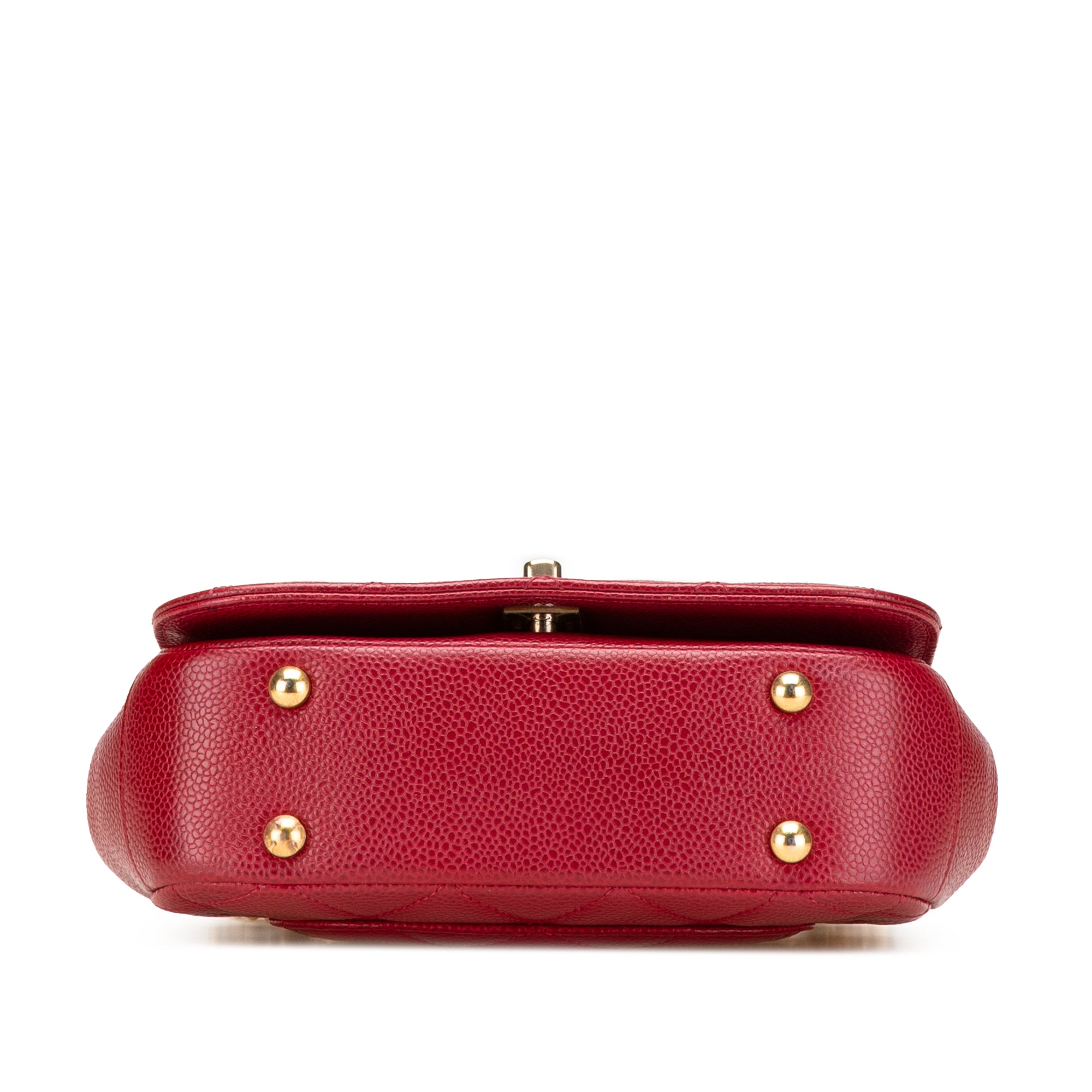 Chanel Mini Quilted Caviar Carry Around Flap - image 3