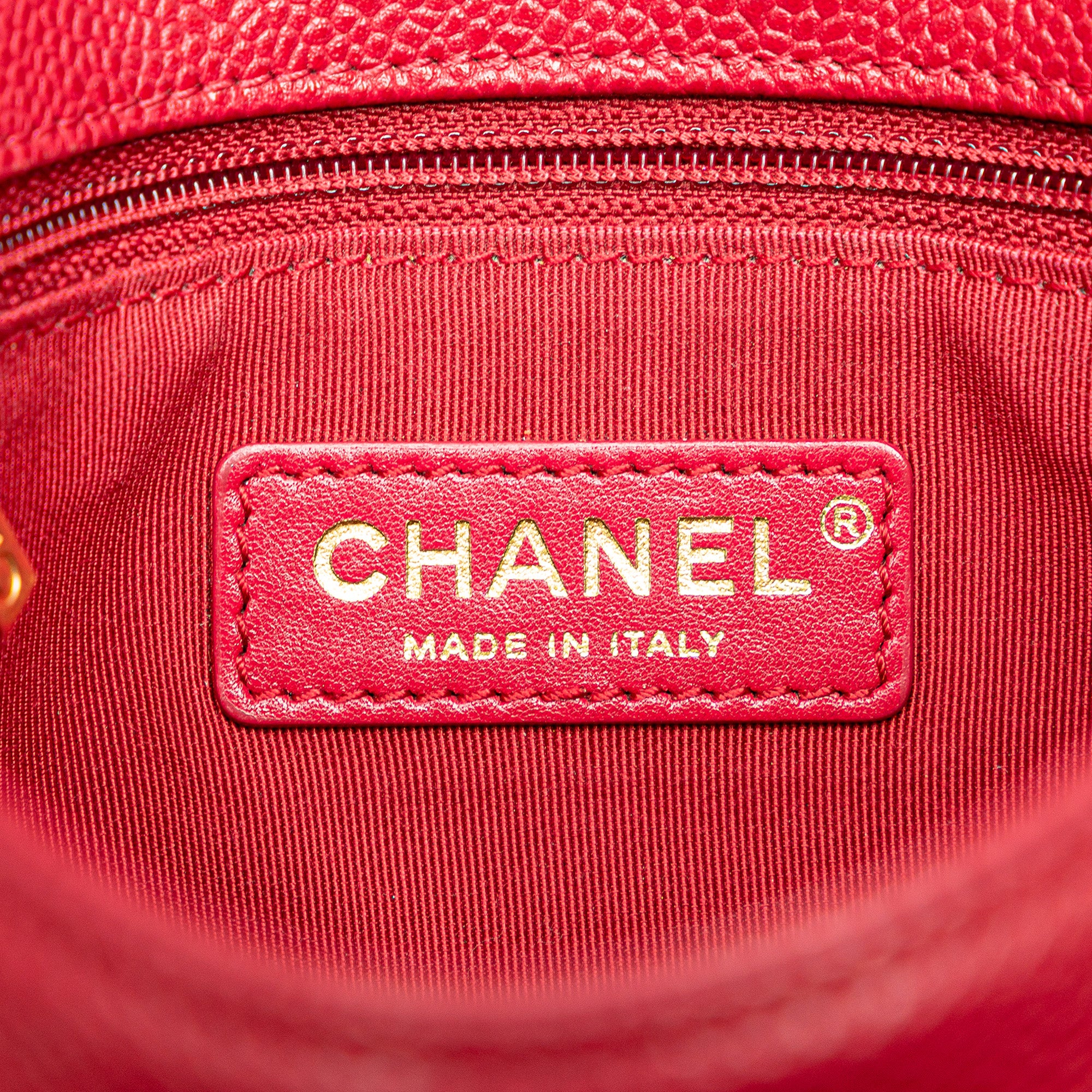 Chanel Mini Quilted Caviar Carry Around Flap - image 5