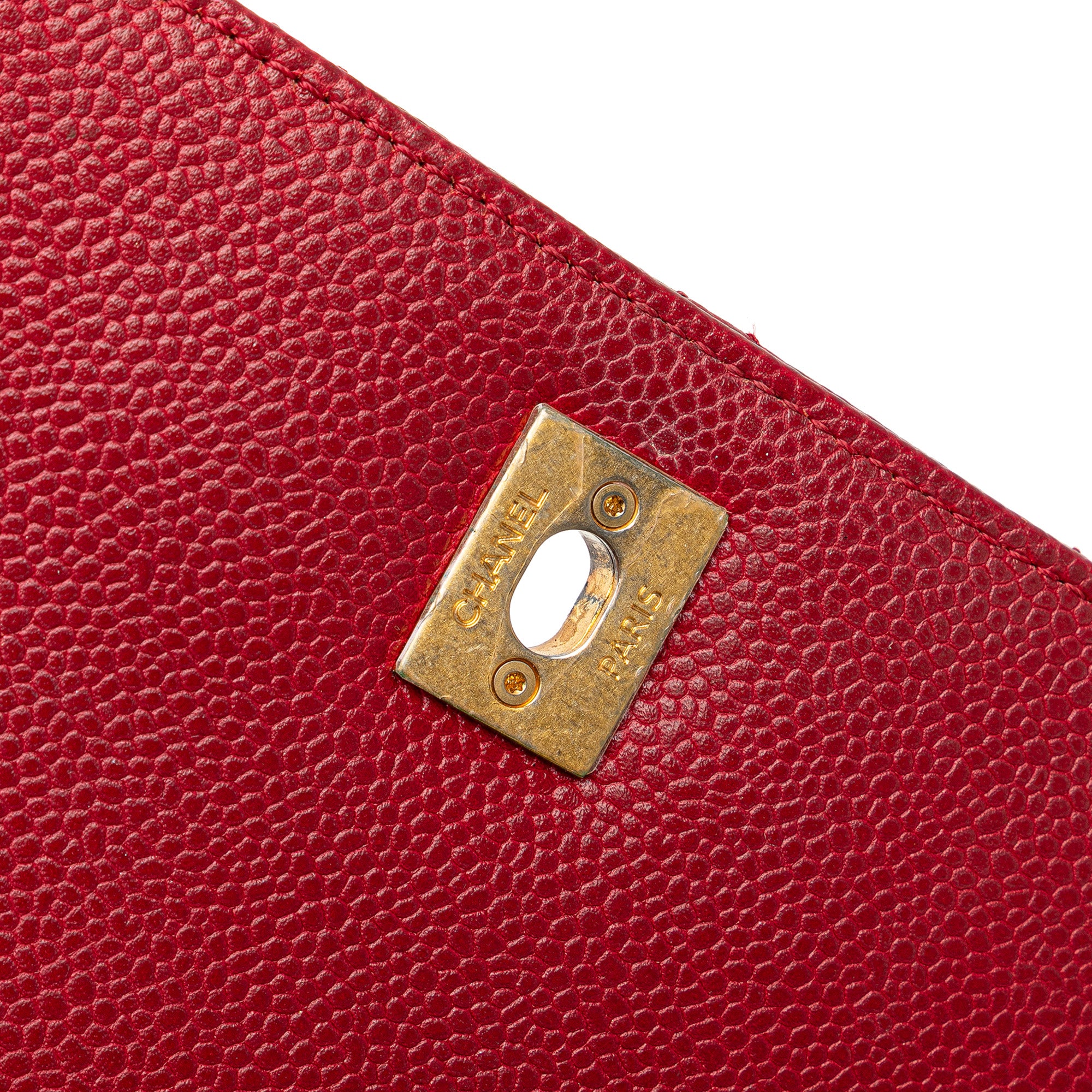 Chanel Mini Quilted Caviar Carry Around Flap - image 8