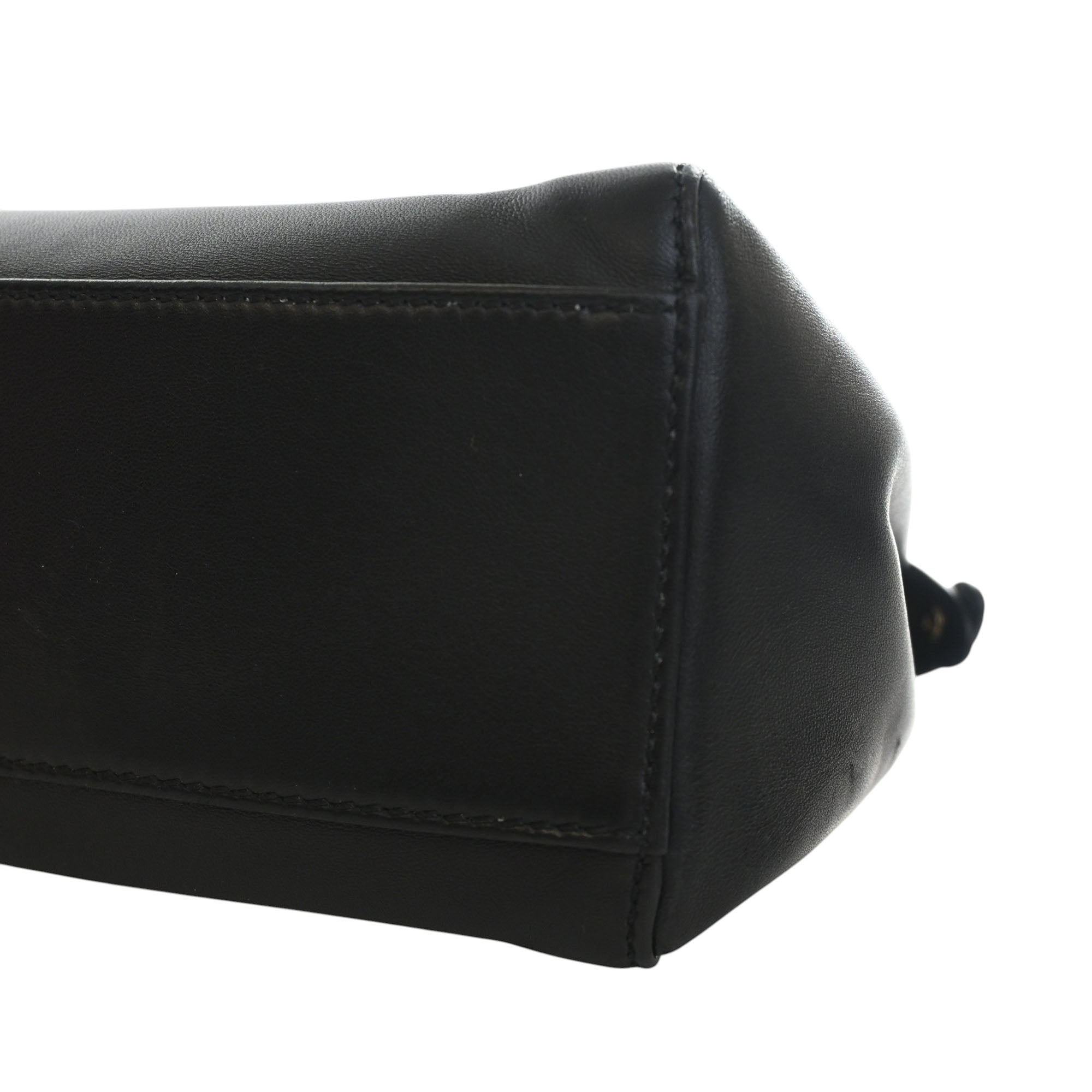 Fendi Mini Leather Peekaboo Iconic Satchel - image 11