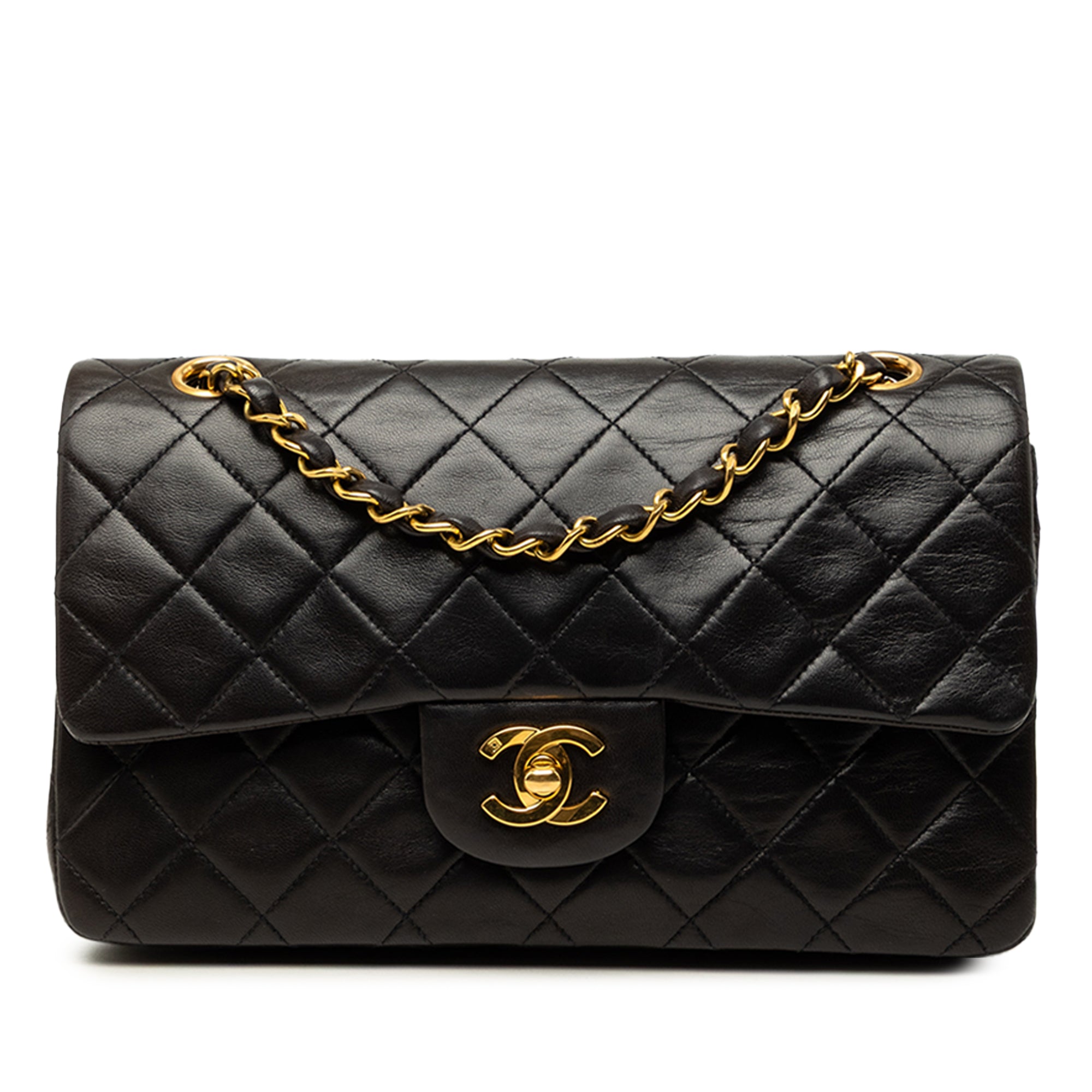 Chanel Small Classic Lambskin Double Flap - image 1